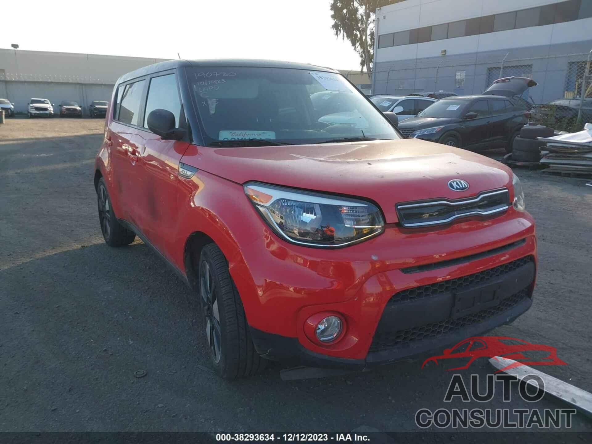 KIA SOUL 2019 - KNDJP3A52K7656299