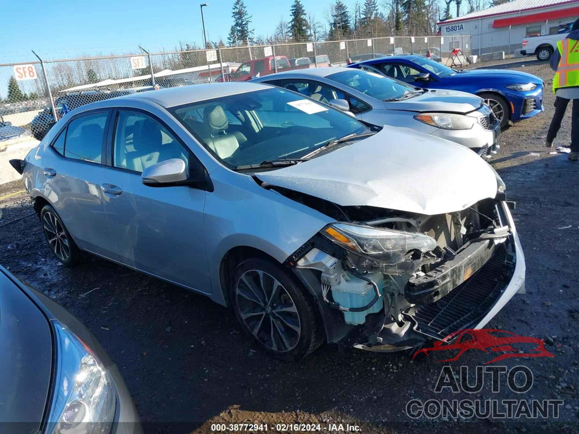 TOYOTA COROLLA 2019 - 2T1BURHE1KC223741