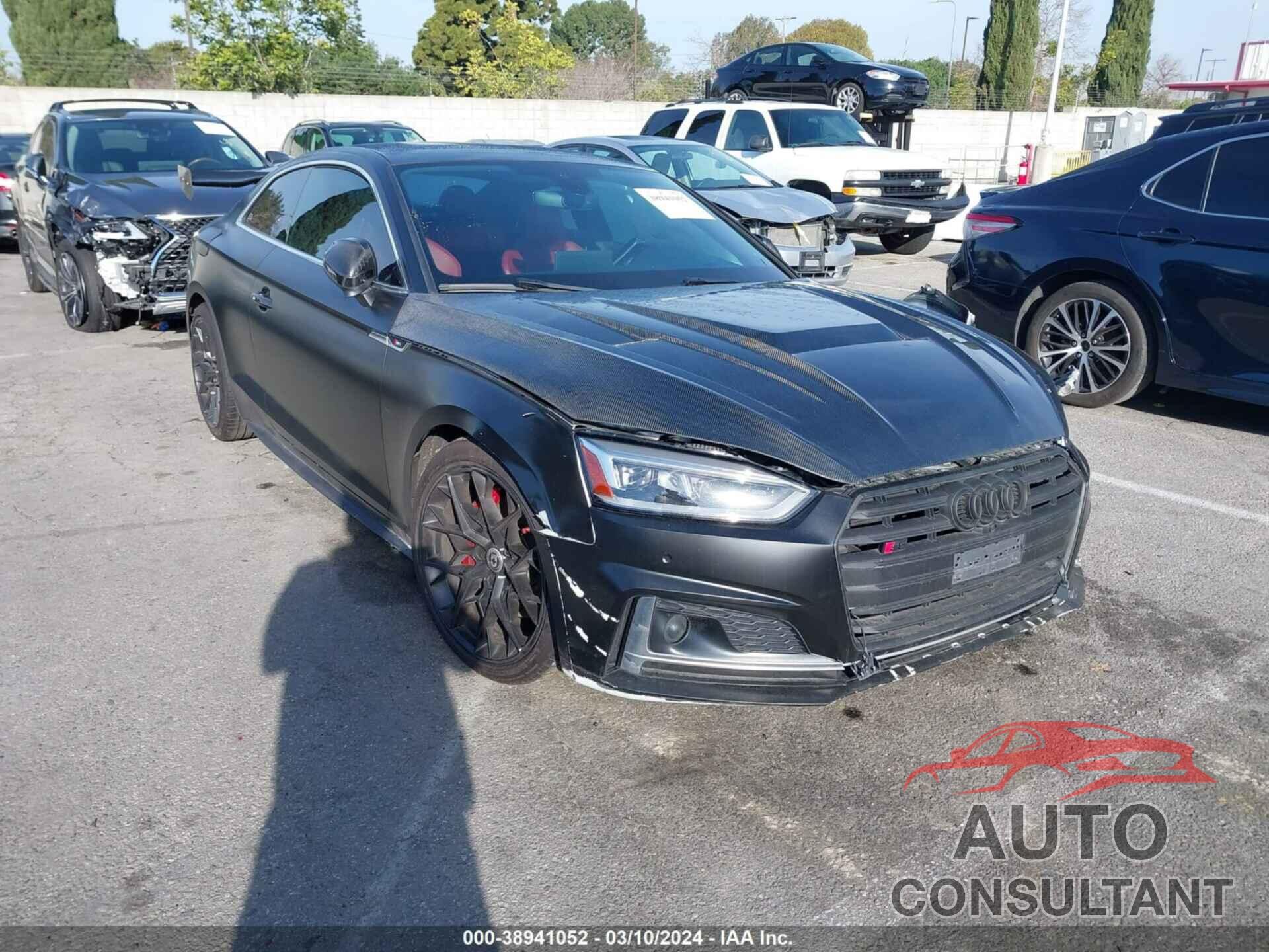 AUDI S5 2018 - WAUR4AF57JA018461