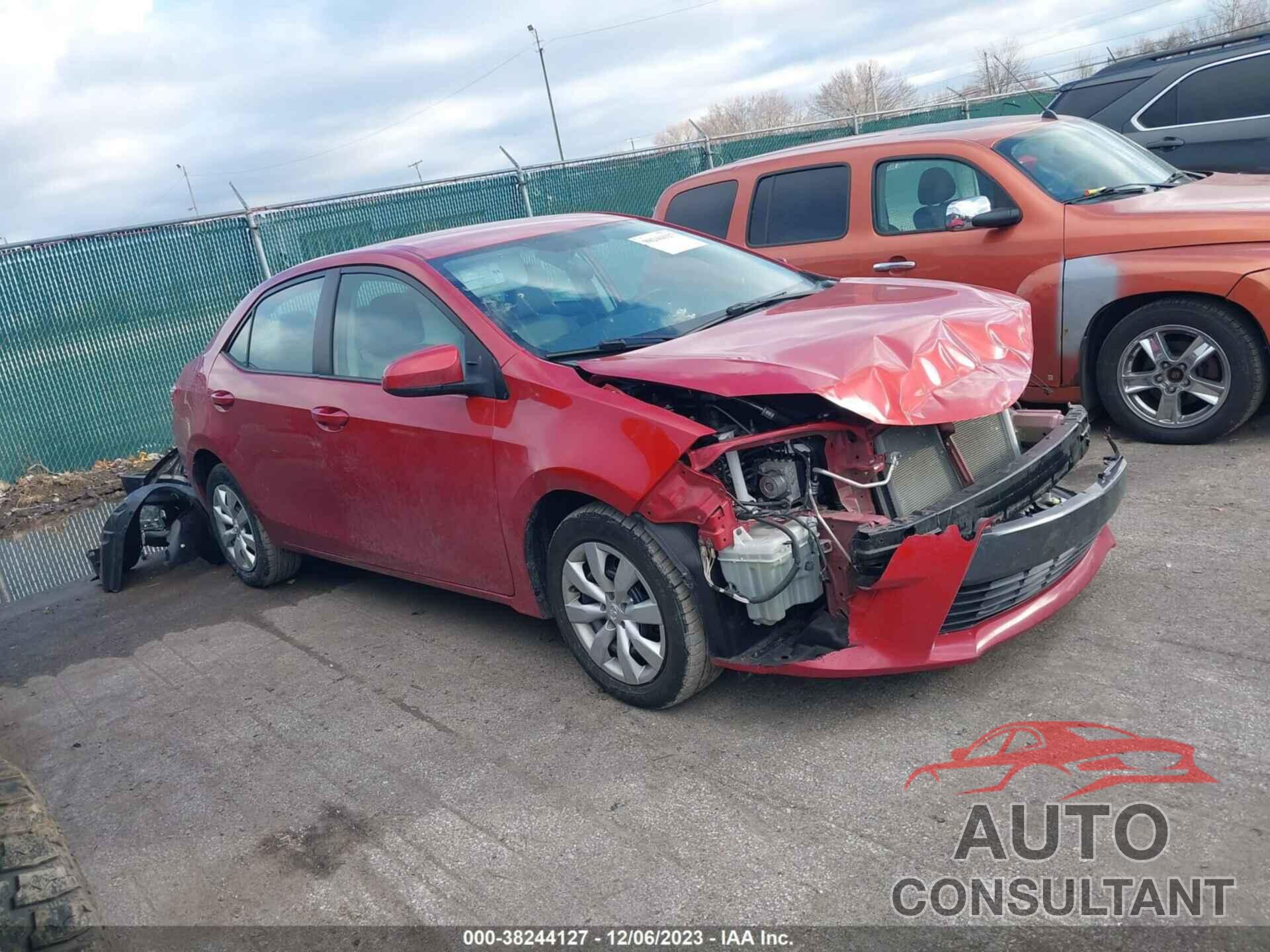 TOYOTA COROLLA 2016 - 5YFBURHE5GP506120