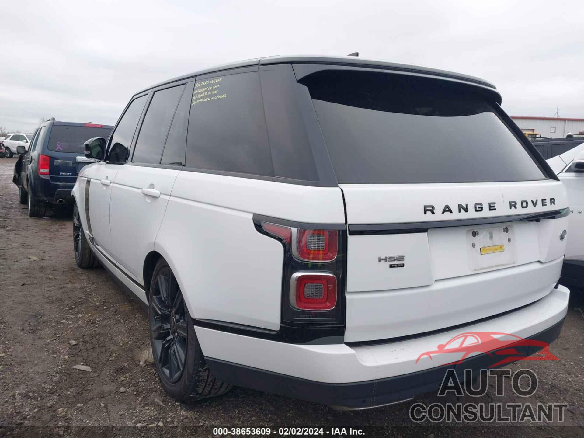 LAND ROVER RANGE ROVER 2021 - SALGS2SEXMA434254