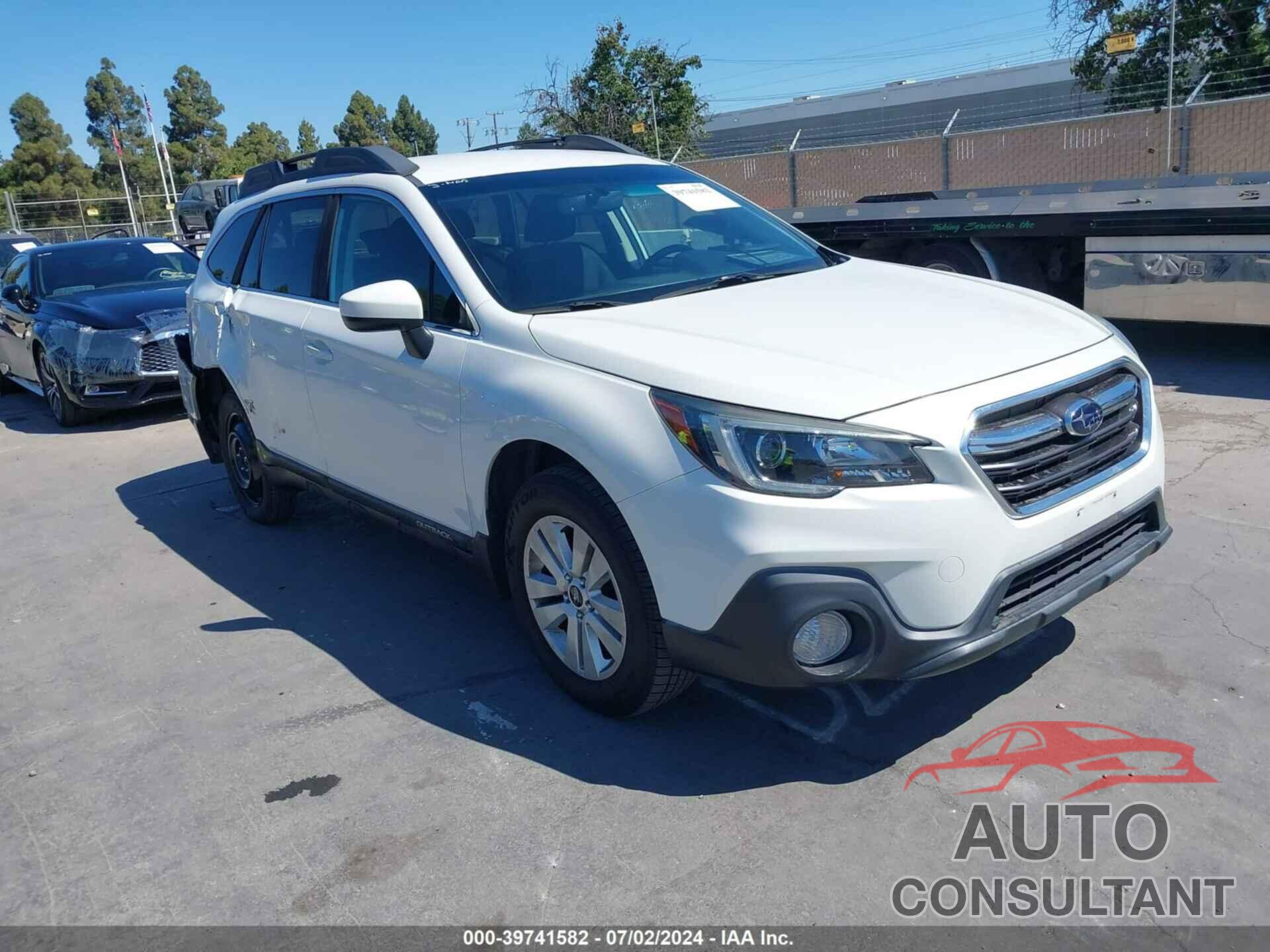 SUBARU OUTBACK 2018 - 4S4BSACC9J3299787