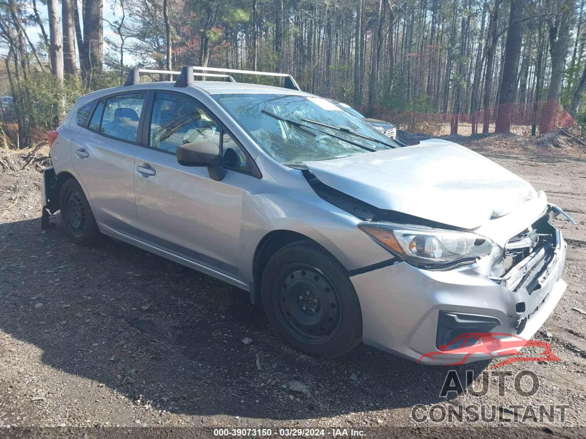 SUBARU IMPREZA 2018 - 4S3GTAA61J3736069