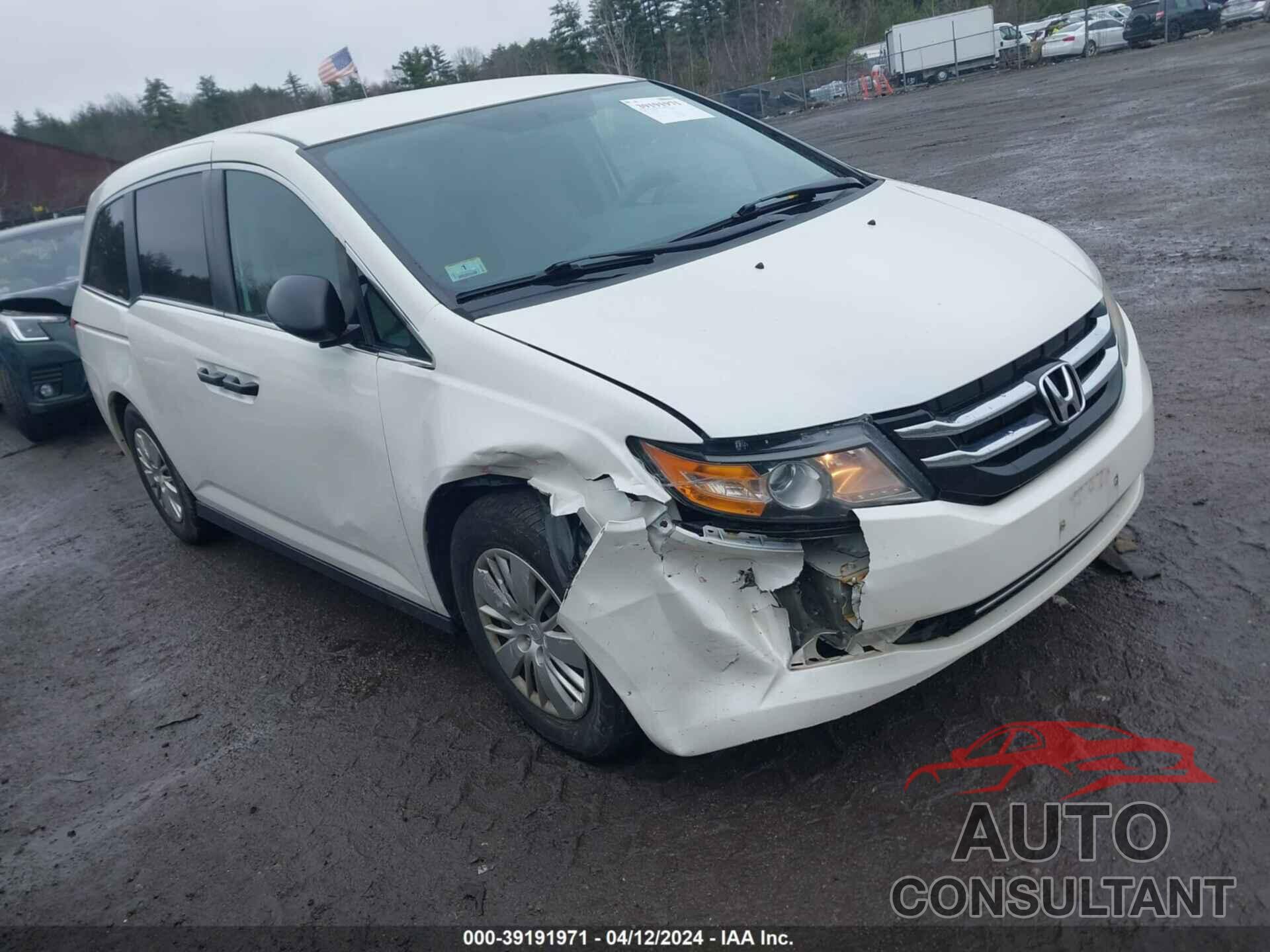 HONDA ODYSSEY 2016 - 5FNRL5H27GB117765