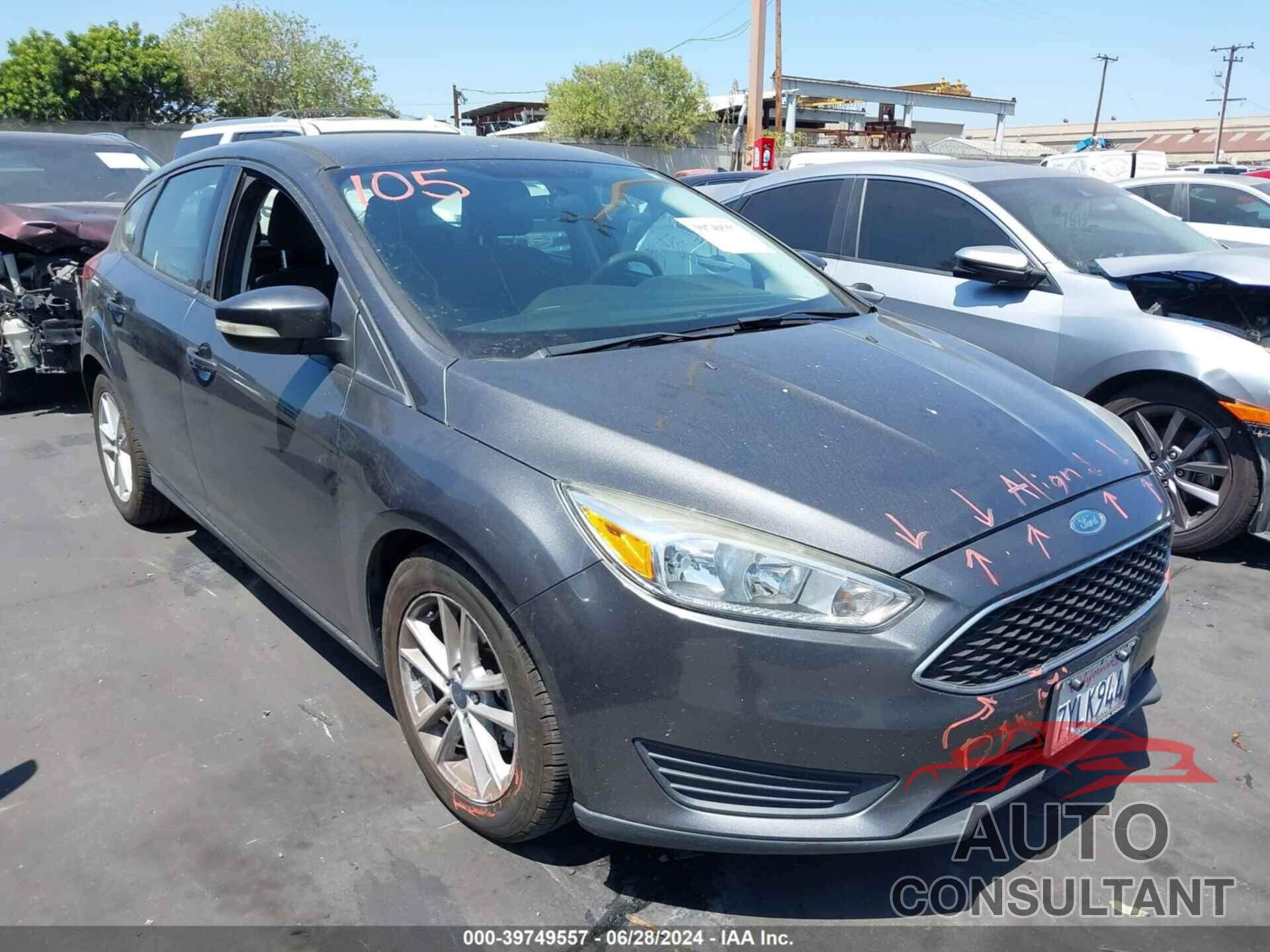 FORD FOCUS 2017 - 1FADP3K26HL290869