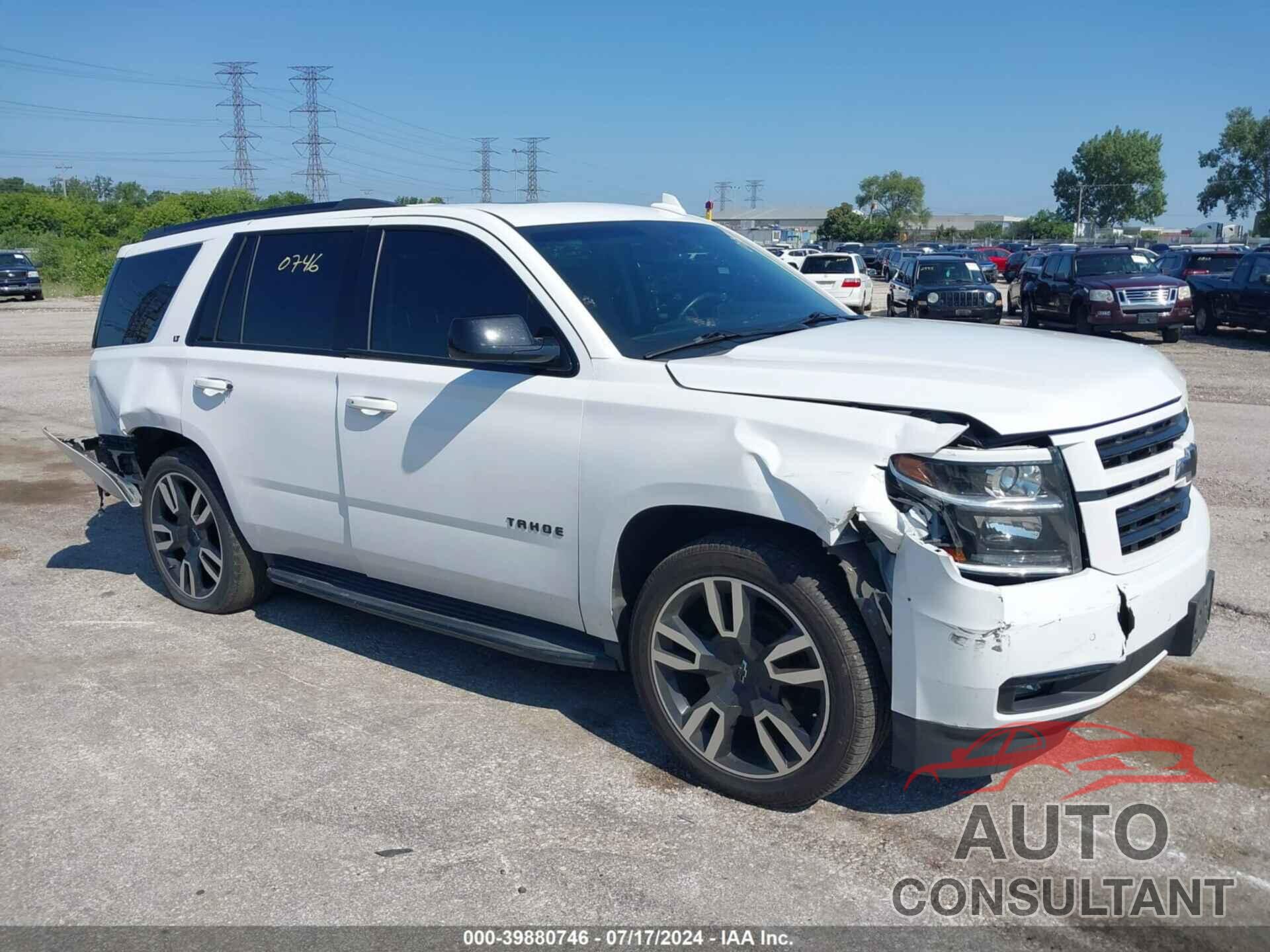 CHEVROLET TAHOE 2019 - 1GNSKBKC4KR395439