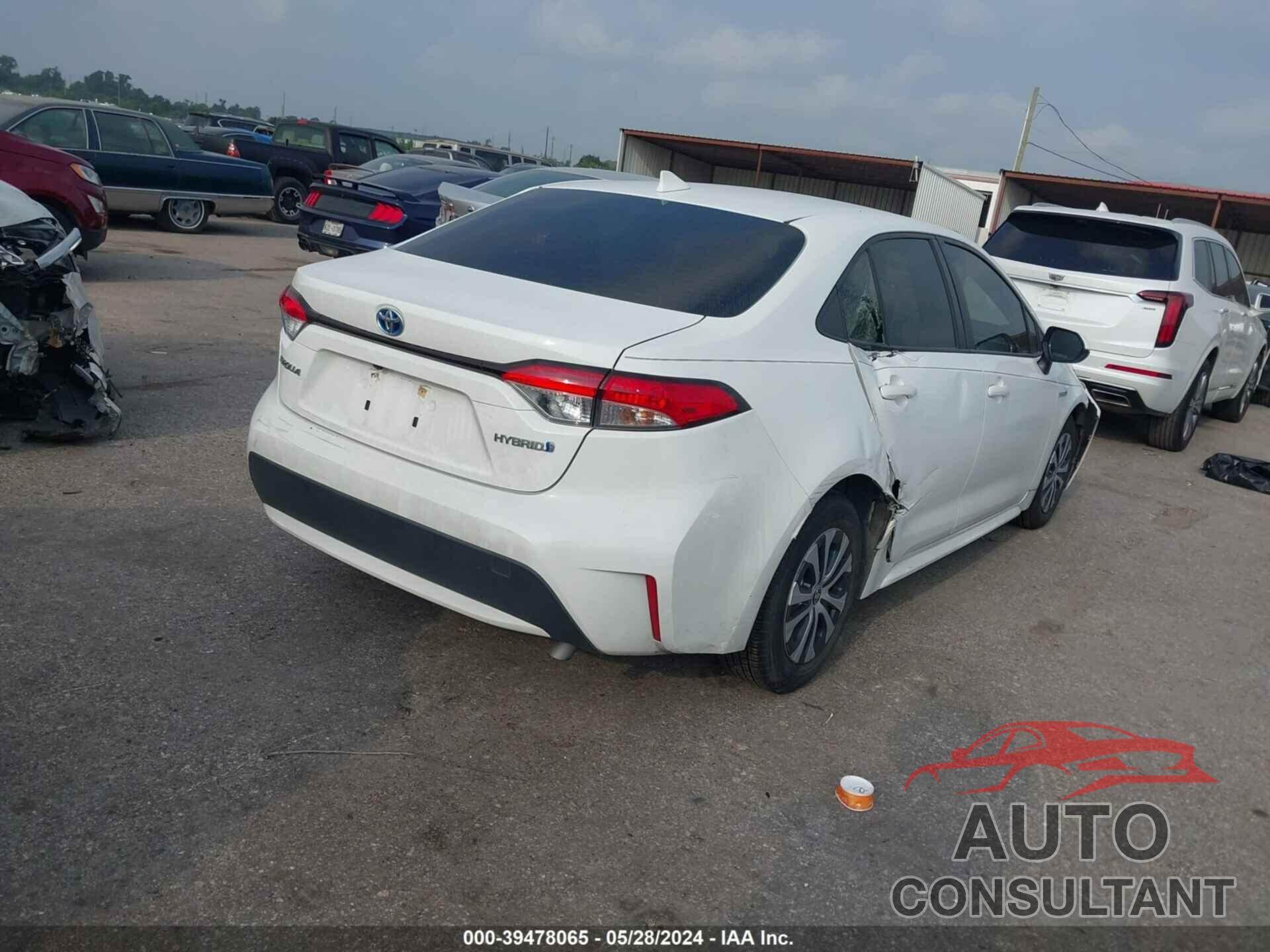 TOYOTA COROLLA 2021 - JTDEAMDE8MJ003292
