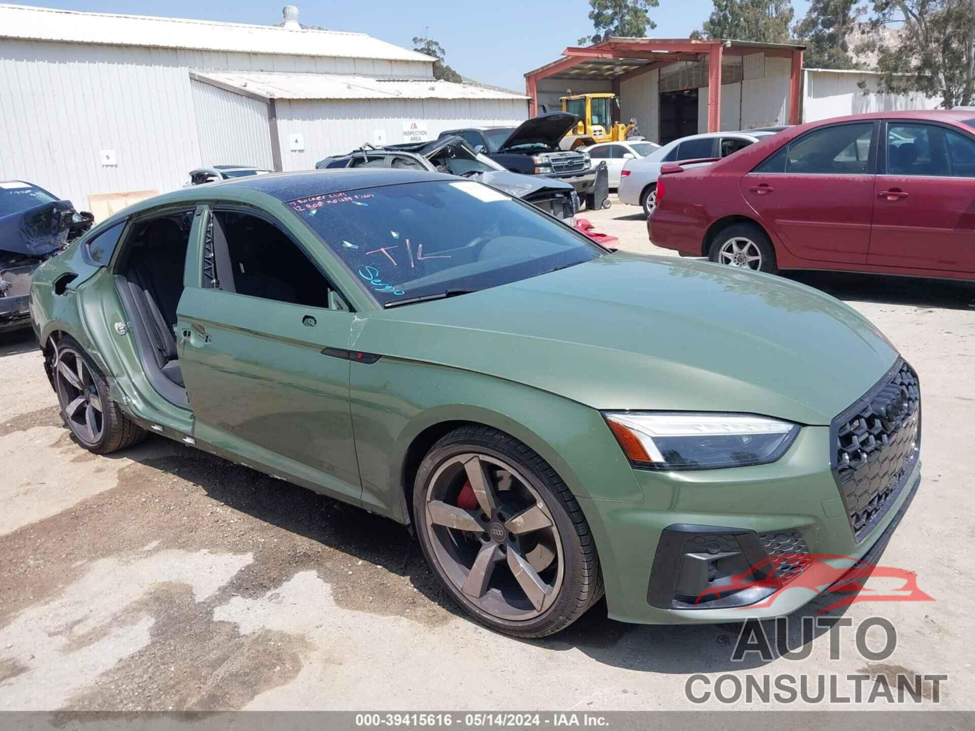 AUDI A5 SPORTBACK 2023 - WAUFACF50PA043444