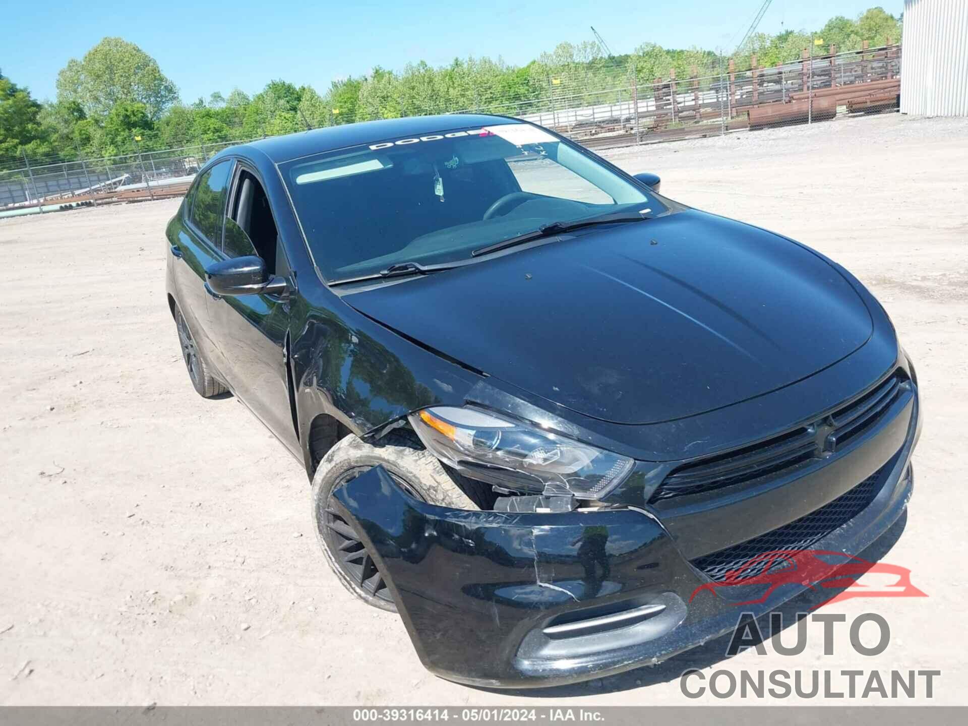 DODGE DART 2016 - 1C3CDFBB9GD643893