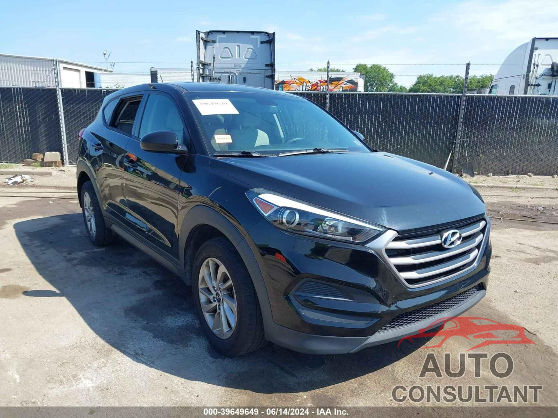 HYUNDAI TUCSON 2018 - KM8J2CA49JU766493