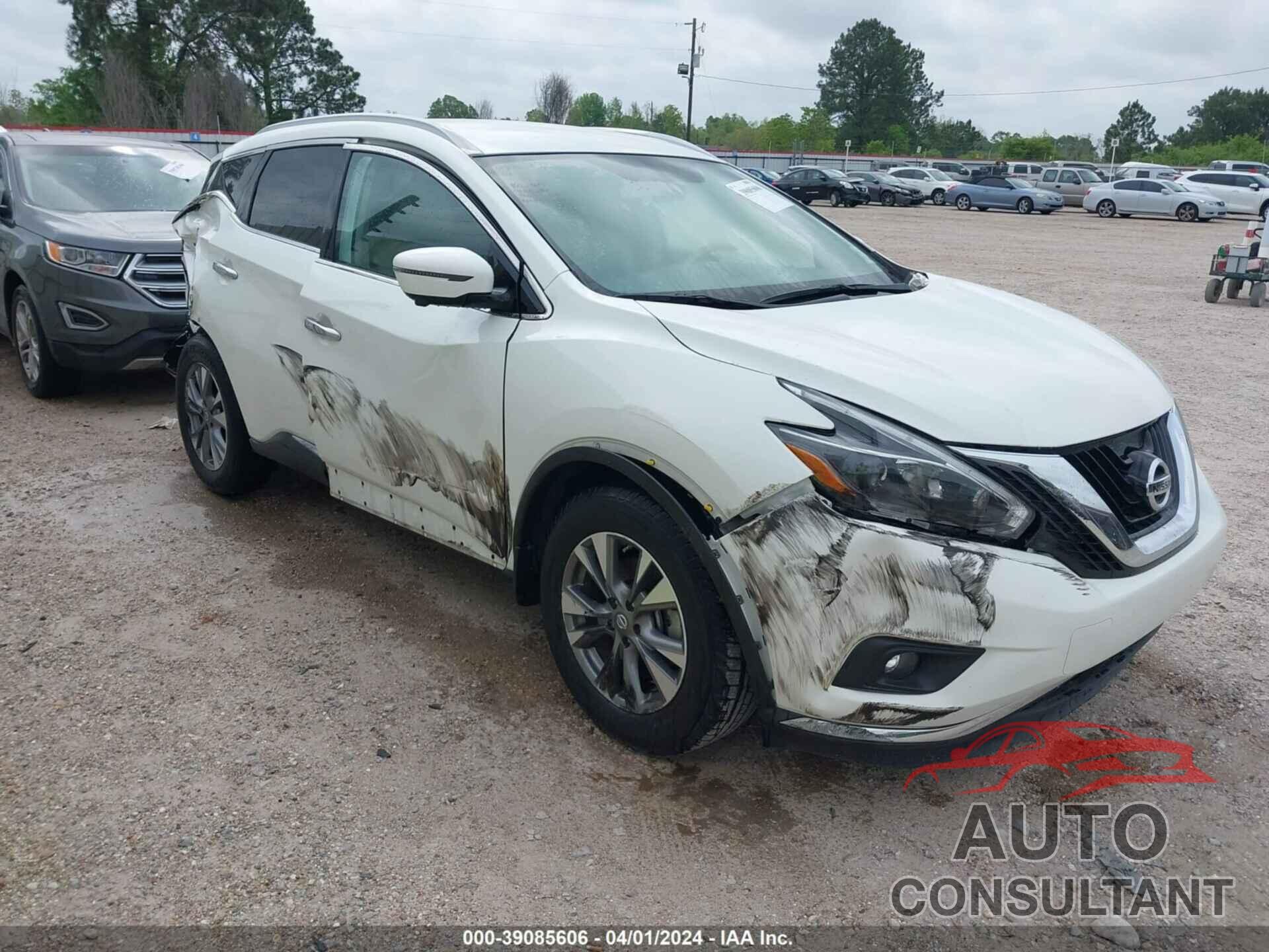 NISSAN MURANO 2018 - 5N1AZ2MG6JN109513