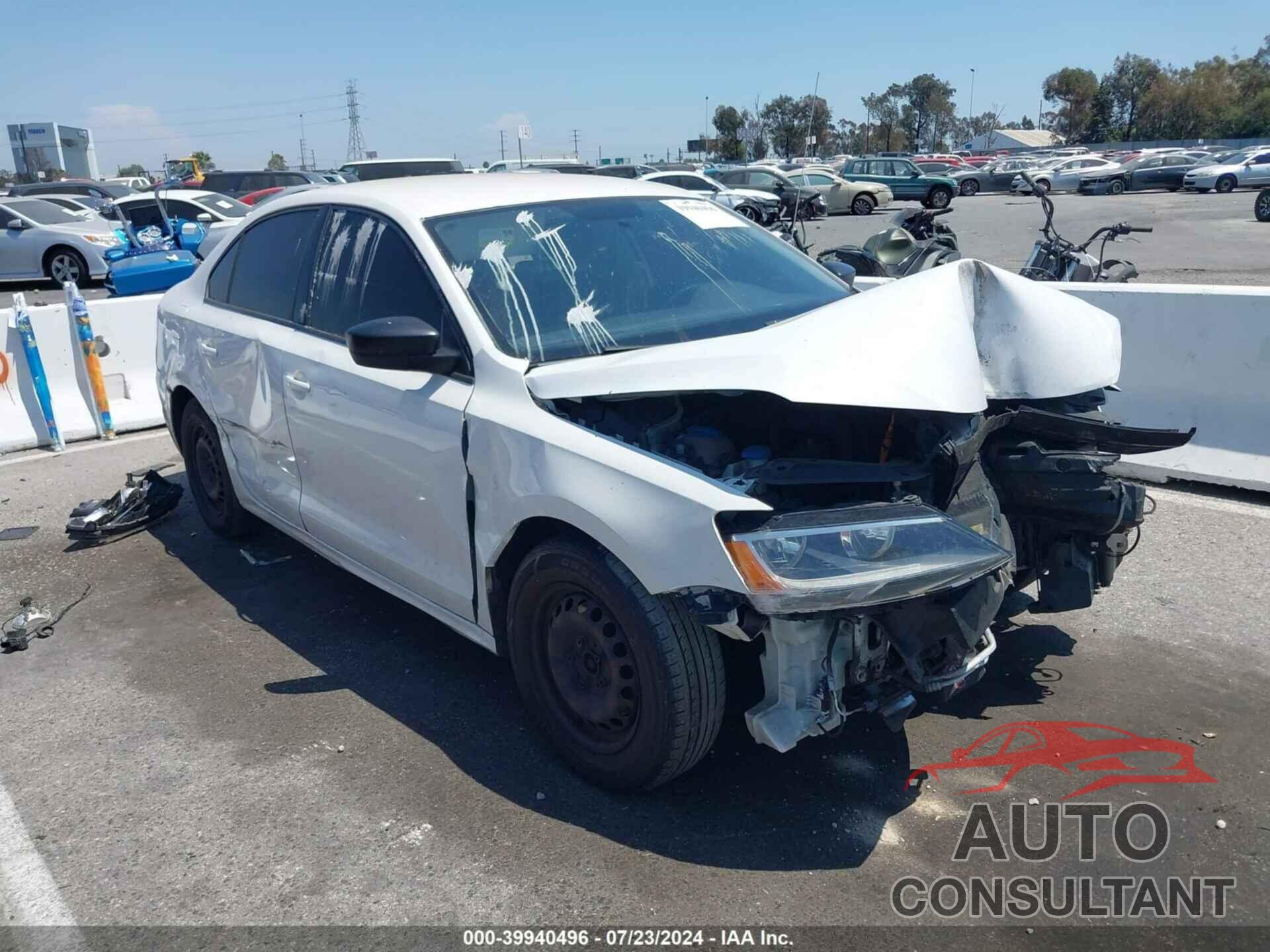 VOLKSWAGEN JETTA 2013 - 3VW2K7AJ6DM391089
