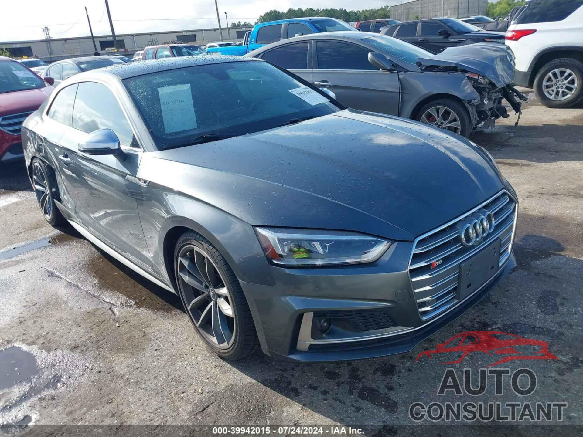 AUDI S5 2018 - WAUR4AF58JA050352