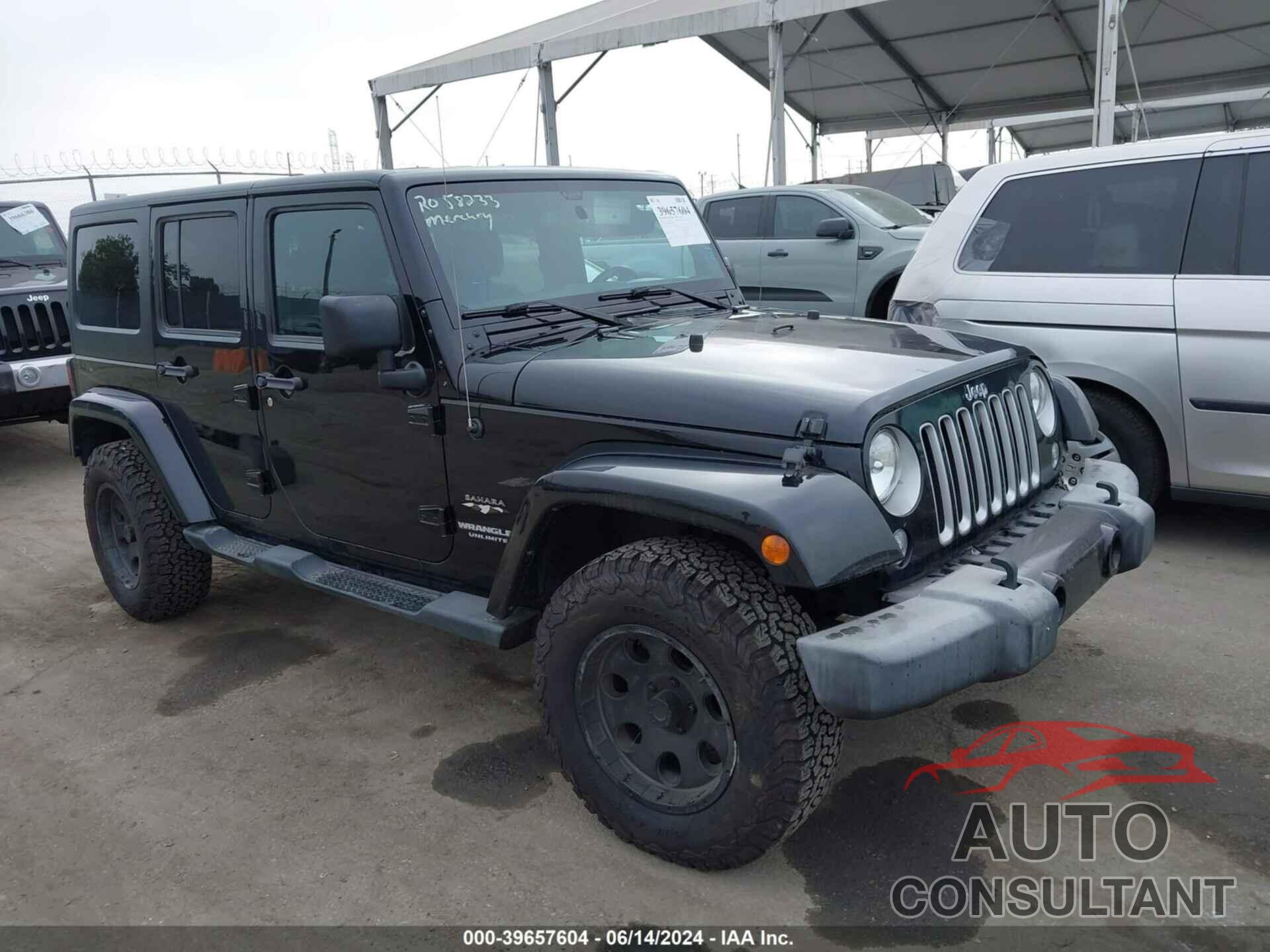 JEEP WRANGLER UNLIMITED 2016 - 1C4BJWEGXGL237103