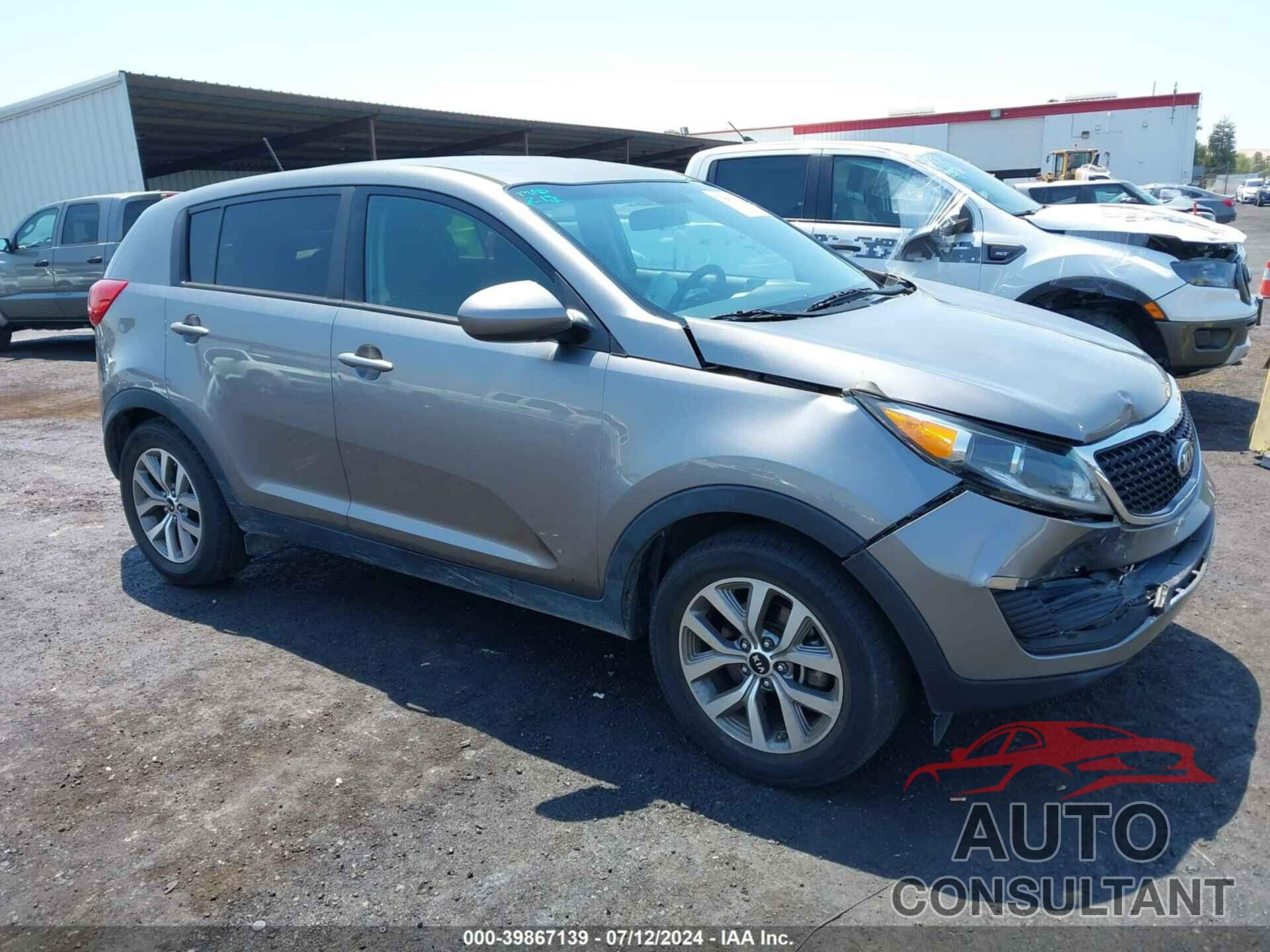 KIA SPORTAGE 2016 - KNDPB3AC7G7880716