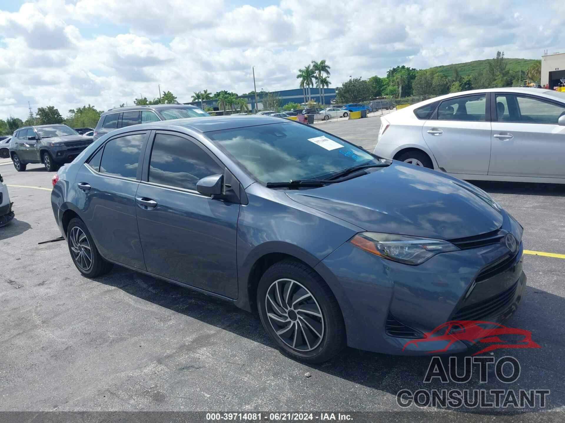 TOYOTA COROLLA 2019 - 5YFBURHE7KP865512