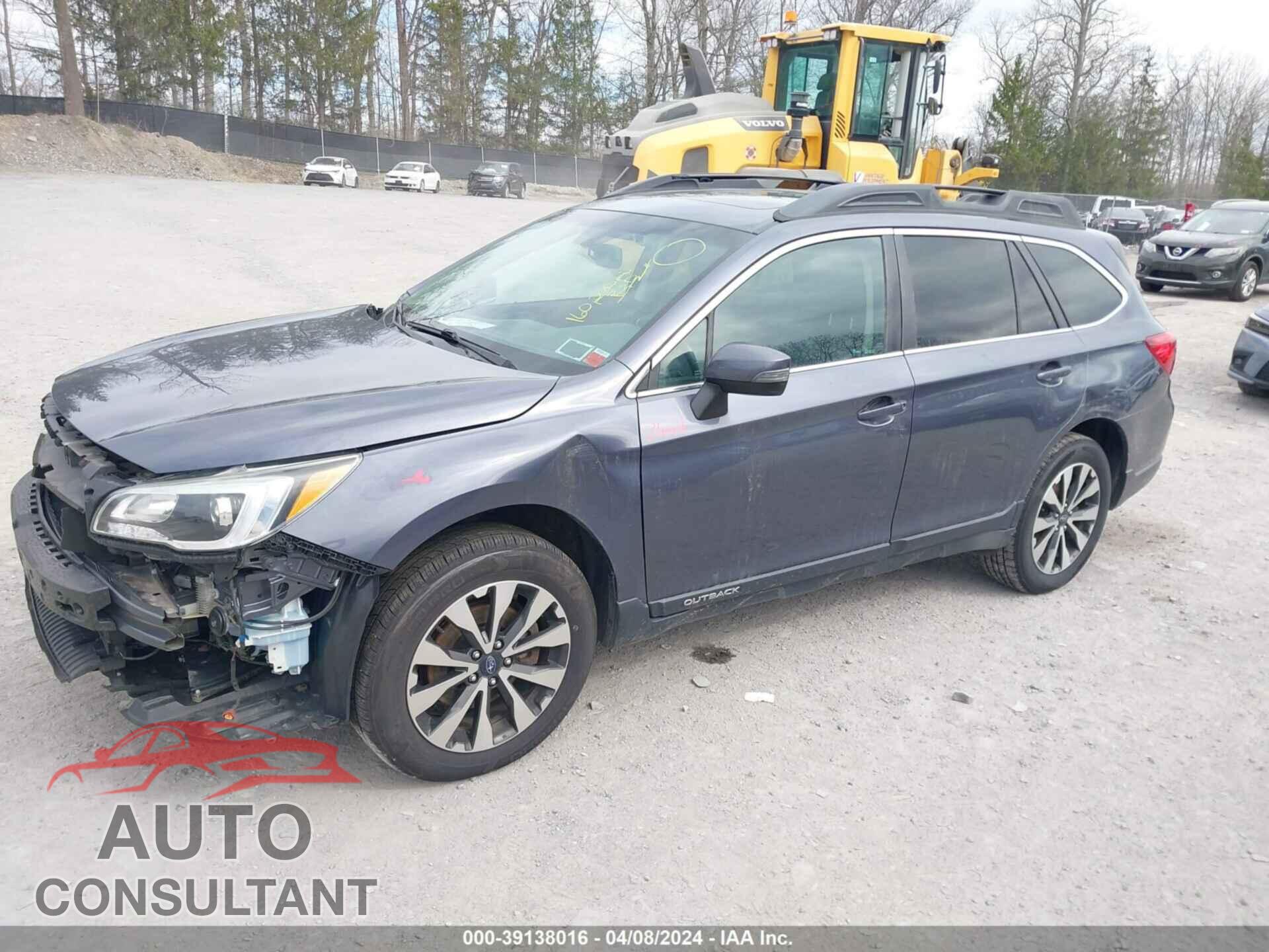 SUBARU OUTBACK 2016 - 4S4BSANC9G3245945