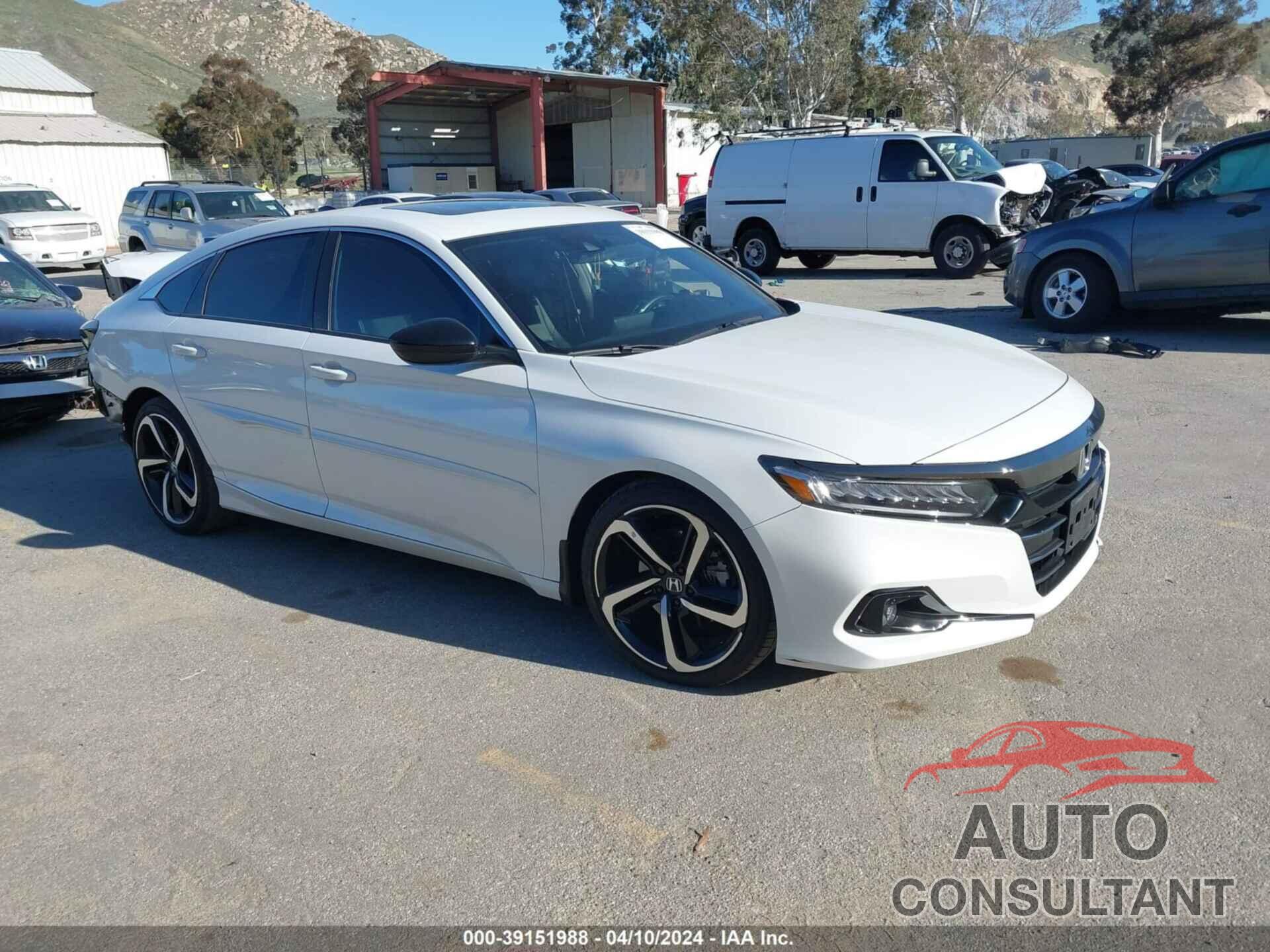 HONDA ACCORD 2022 - 1HGCV2F37NA022544
