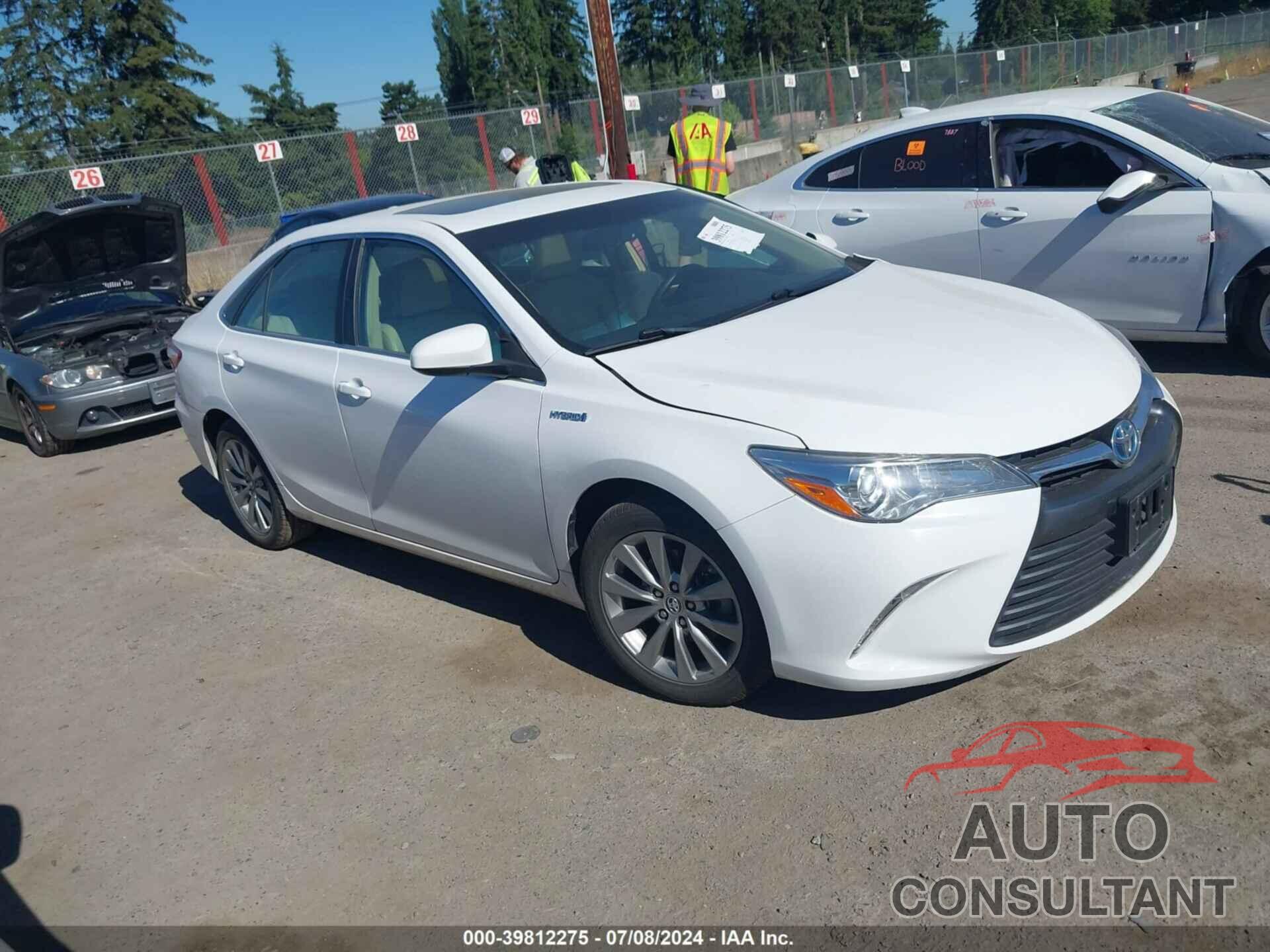 TOYOTA CAMRY HYBRID 2017 - 4T1BD1FK5HU220648