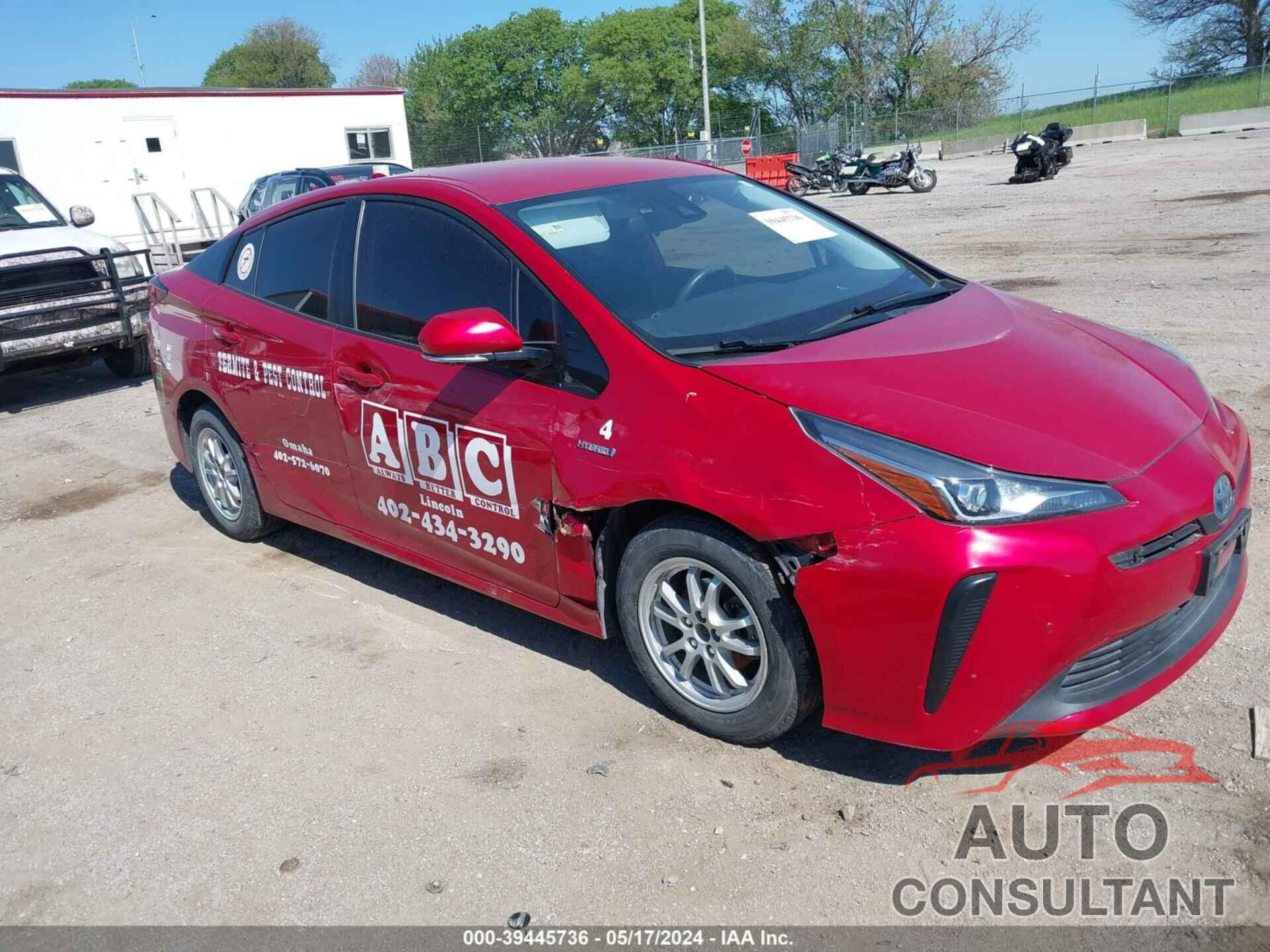 TOYOTA PRIUS 2019 - JTDKARFU7K3098210