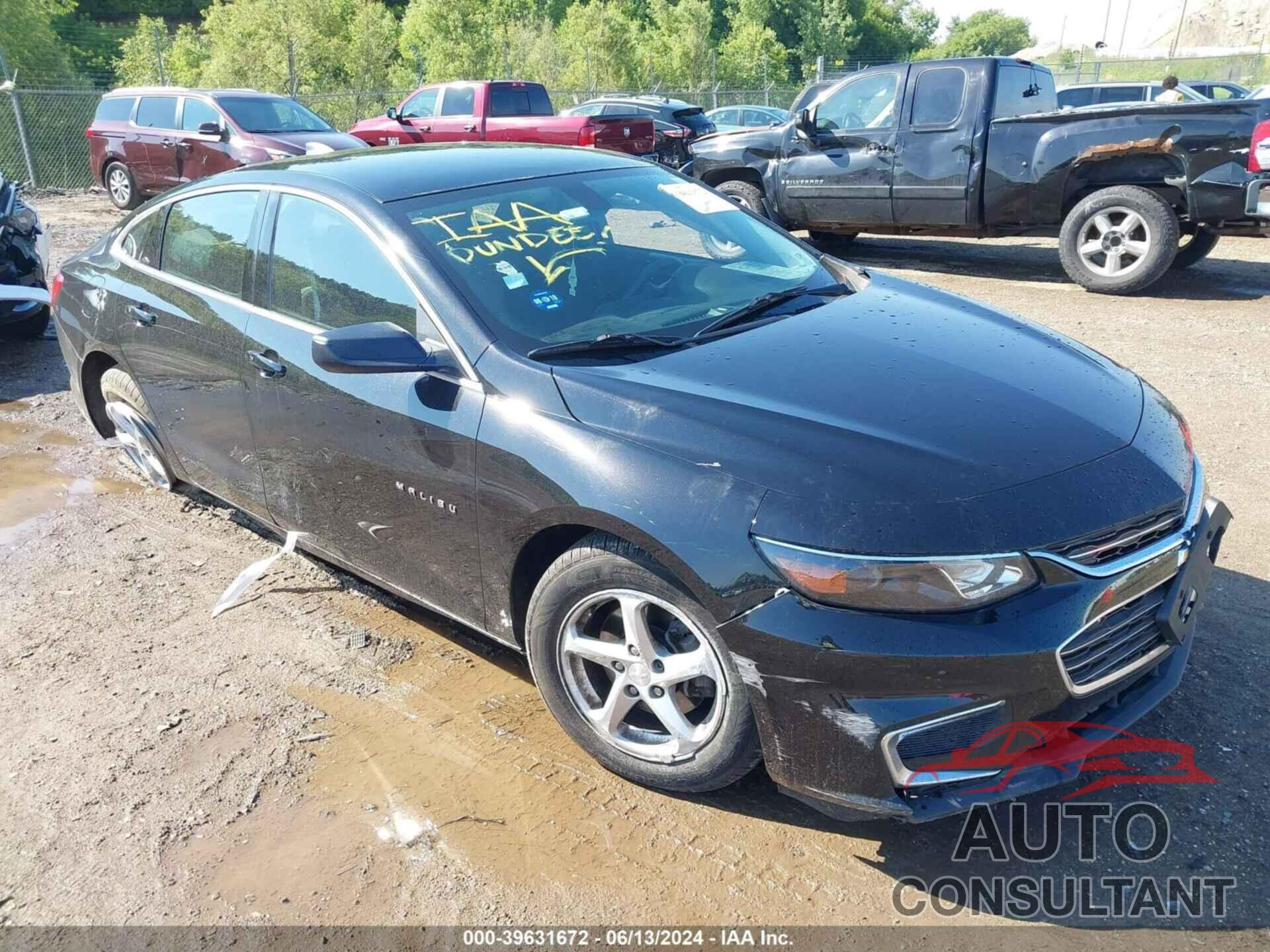 CHEVROLET MALIBU 2017 - 1G1ZB5ST3HF105316