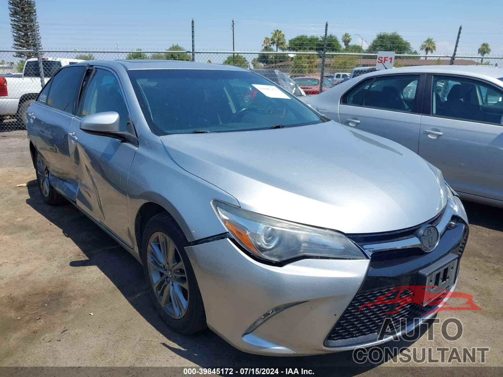 TOYOTA CAMRY 2017 - 4T1BF1FK1HU424292