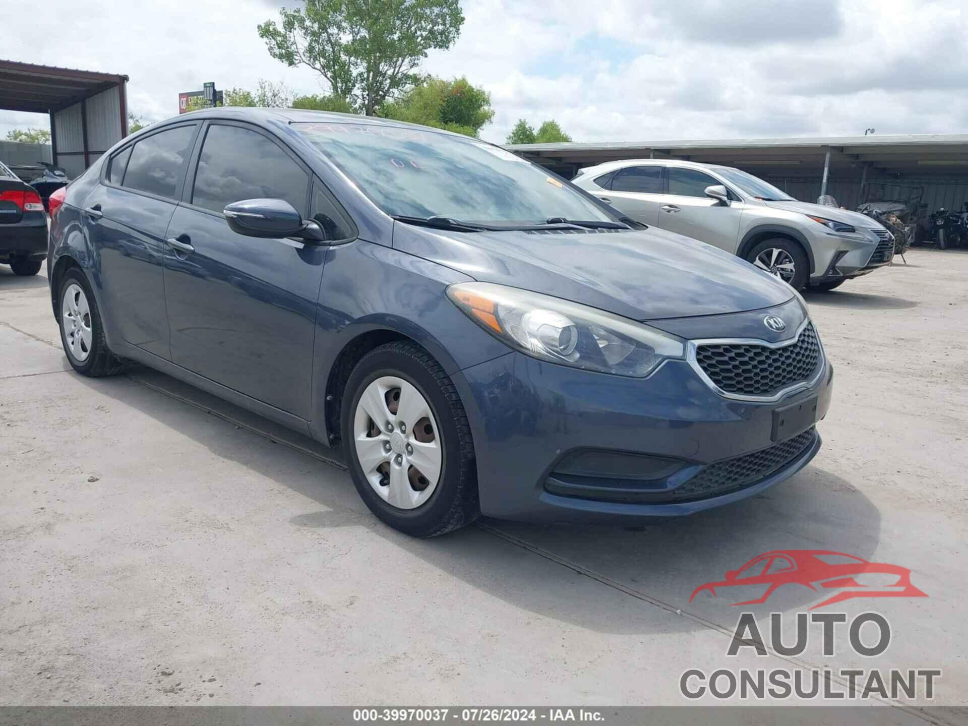 KIA FORTE 2016 - KNAFX4A65G5542138