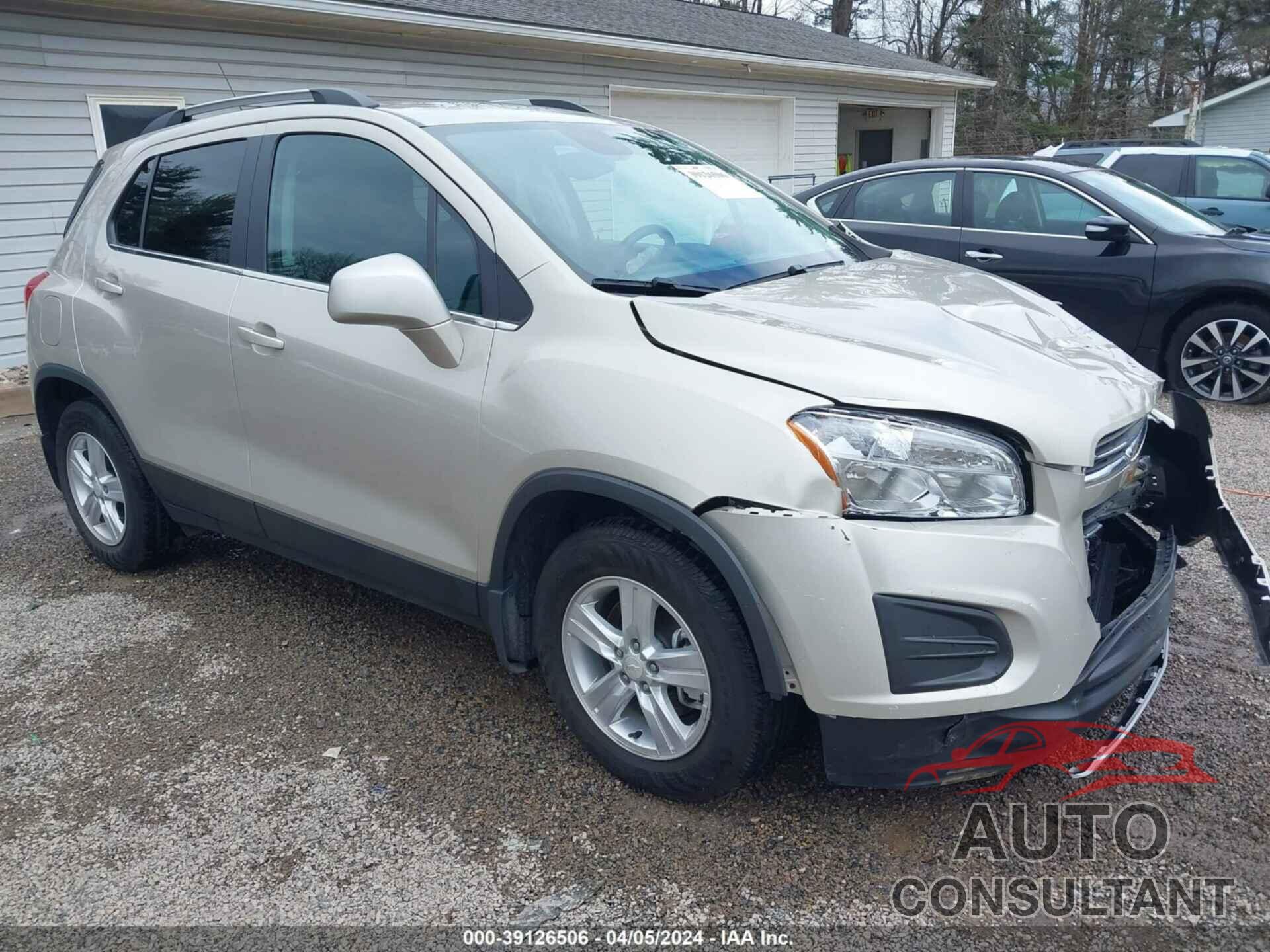 CHEVROLET TRAX 2016 - 3GNCJLSB5GL133805