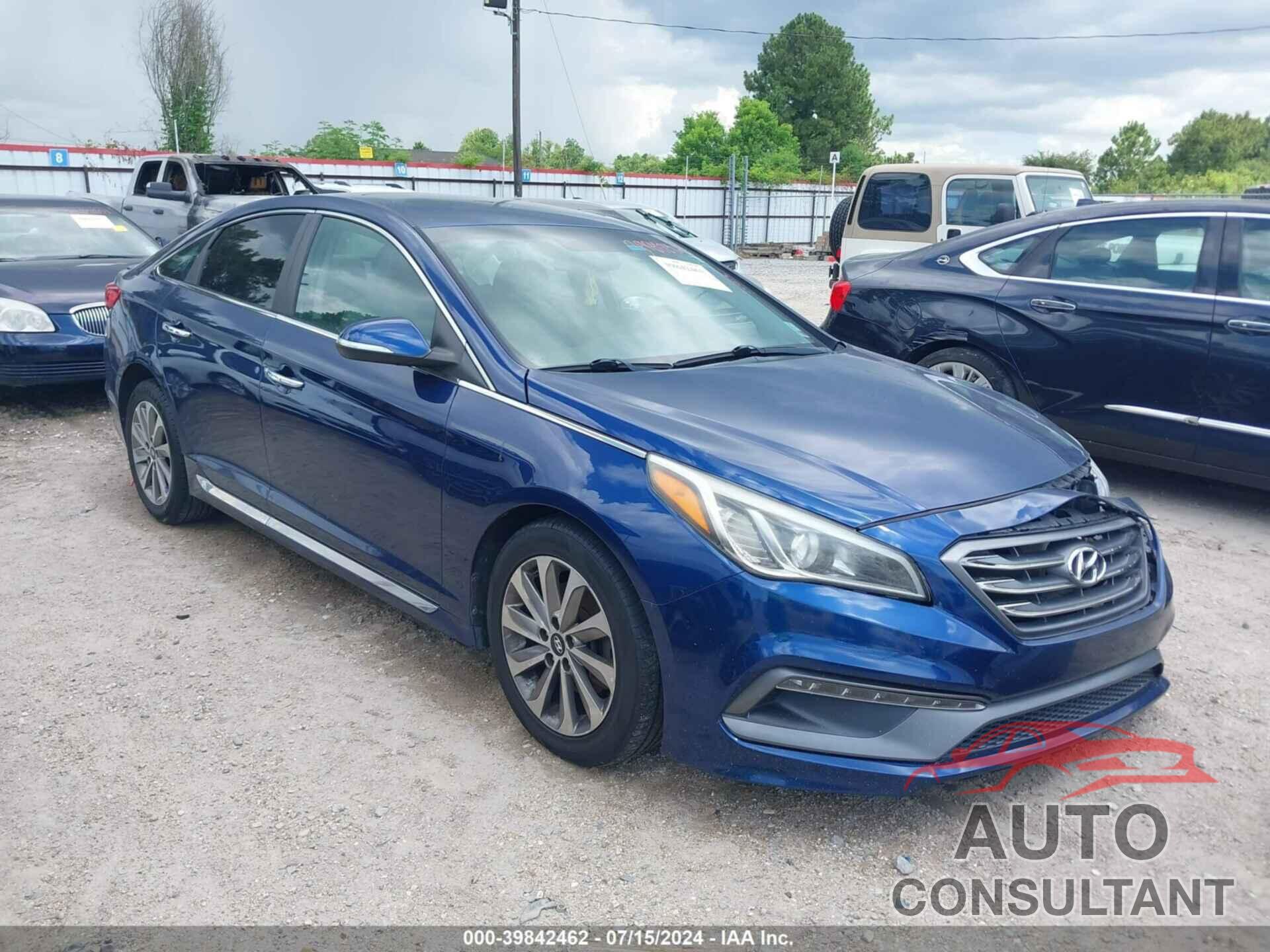 HYUNDAI SONATA 2017 - 5NPE34AF7HH582653