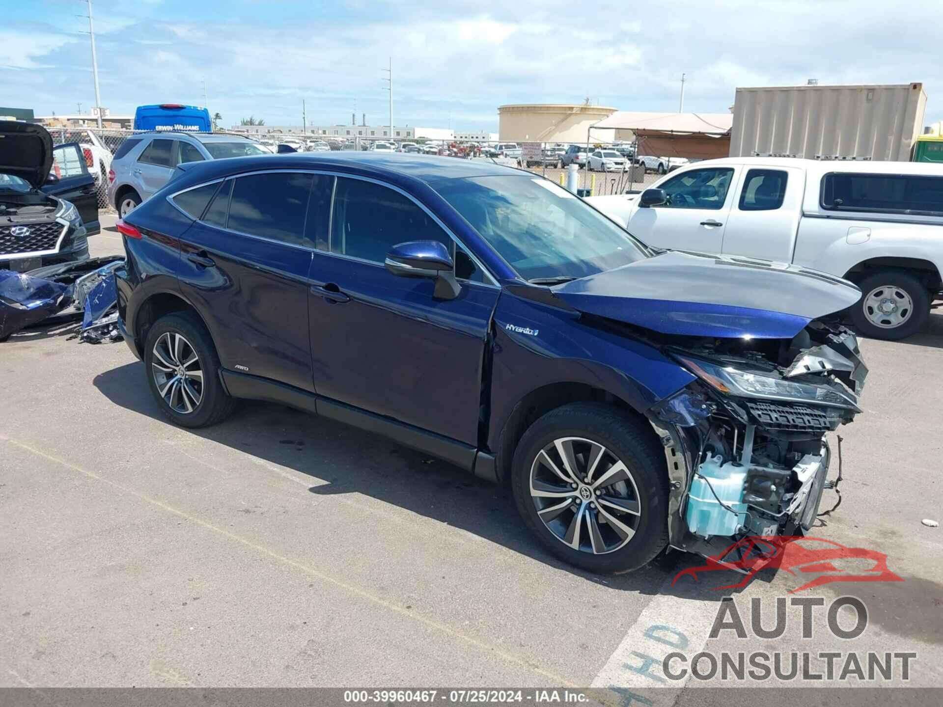 TOYOTA VENZA 2021 - JTEAAAAH5MJ045295