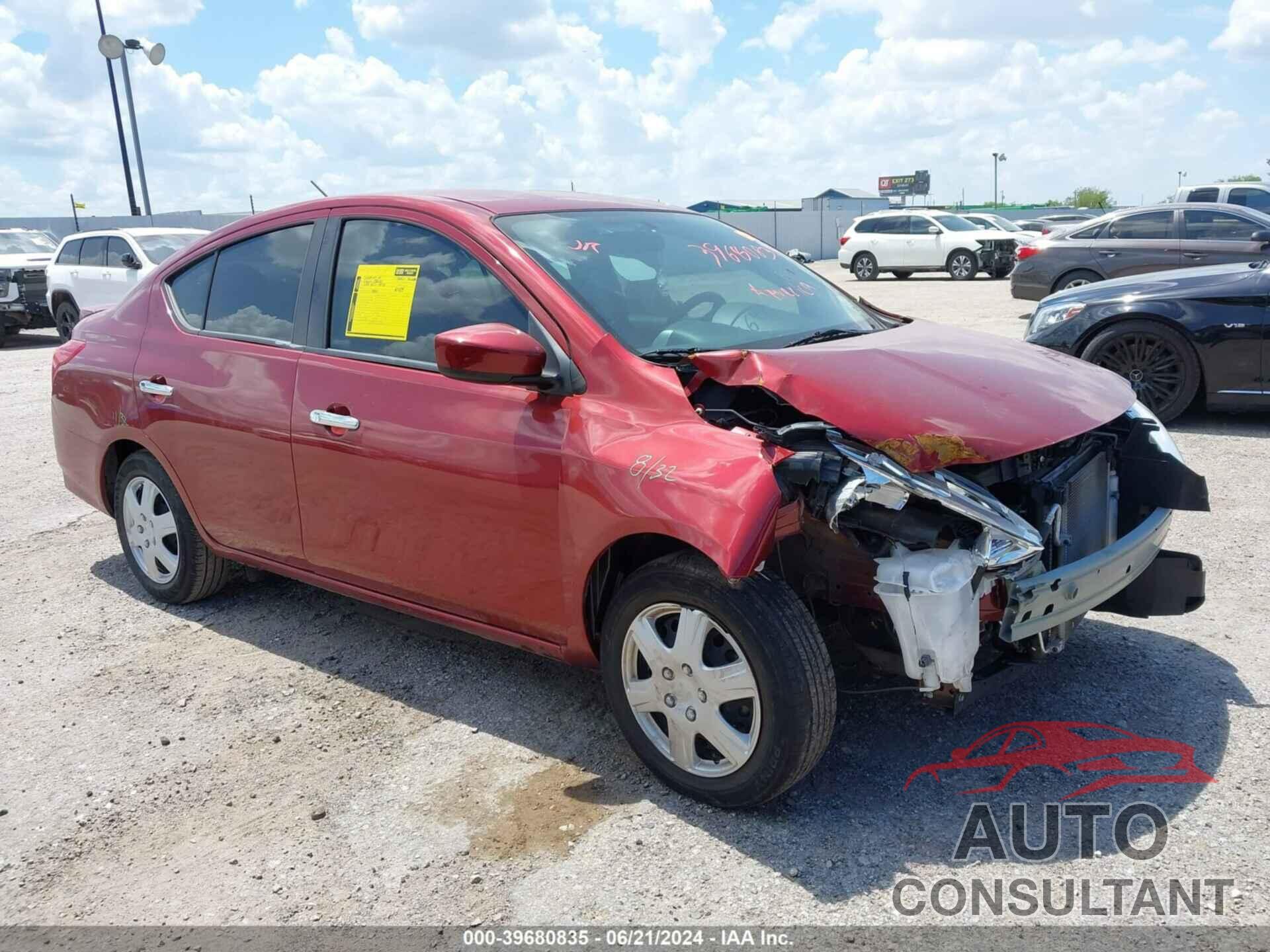 NISSAN VERSA 2019 - 3N1CN7AP4KL868997