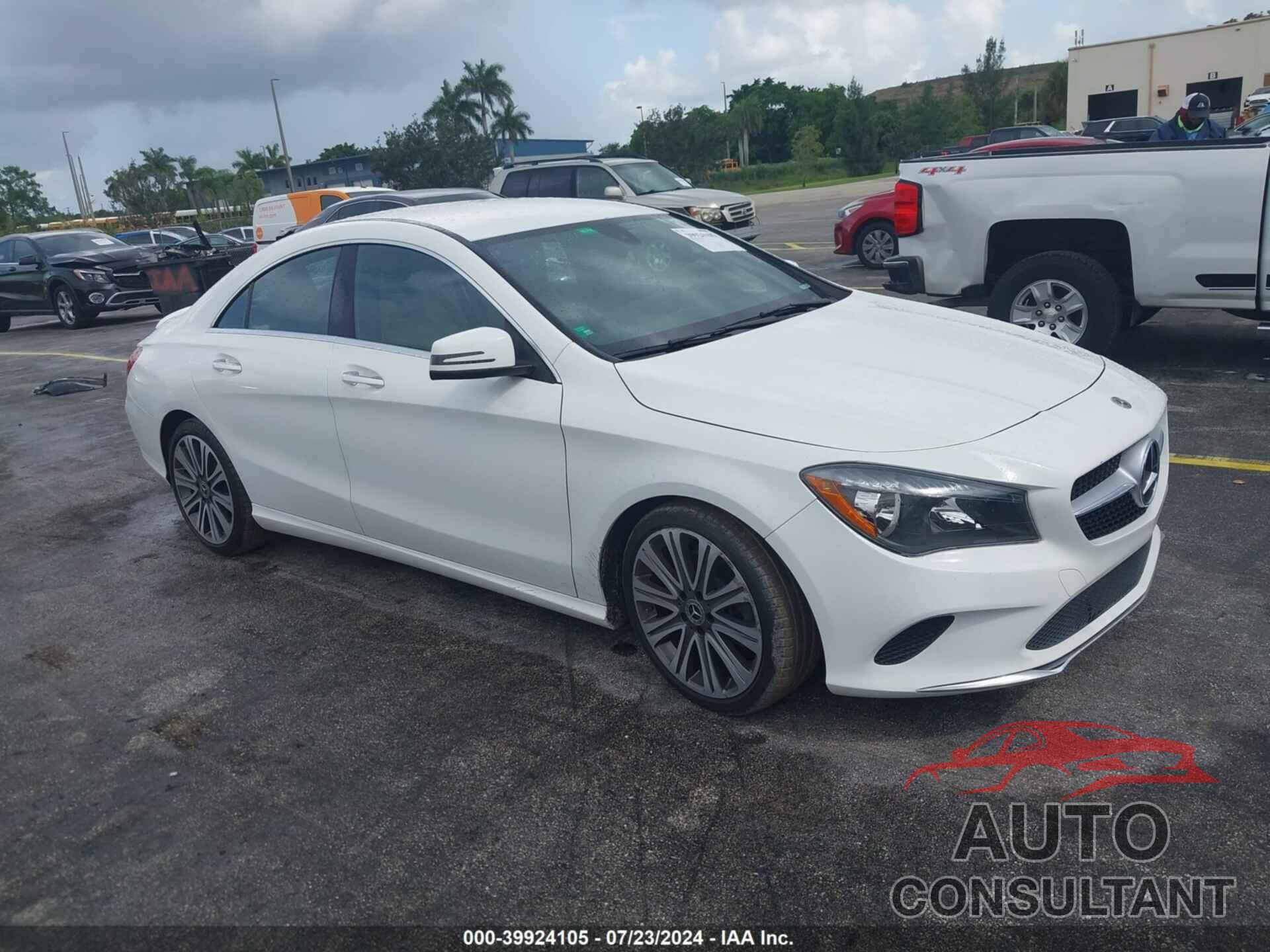 MERCEDES-BENZ CLA 250 2018 - WDDSJ4EB7JN691545