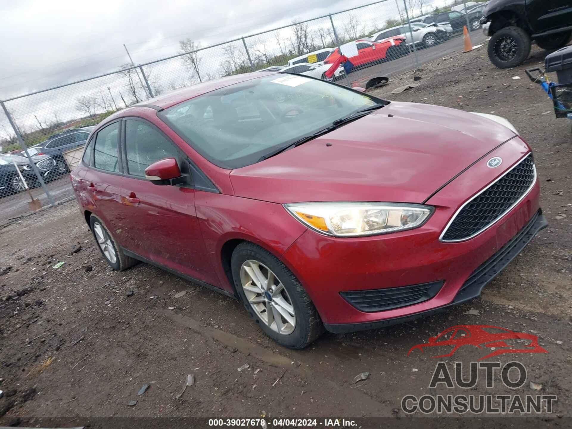 FORD FOCUS 2016 - 1FADP3F25GL403610