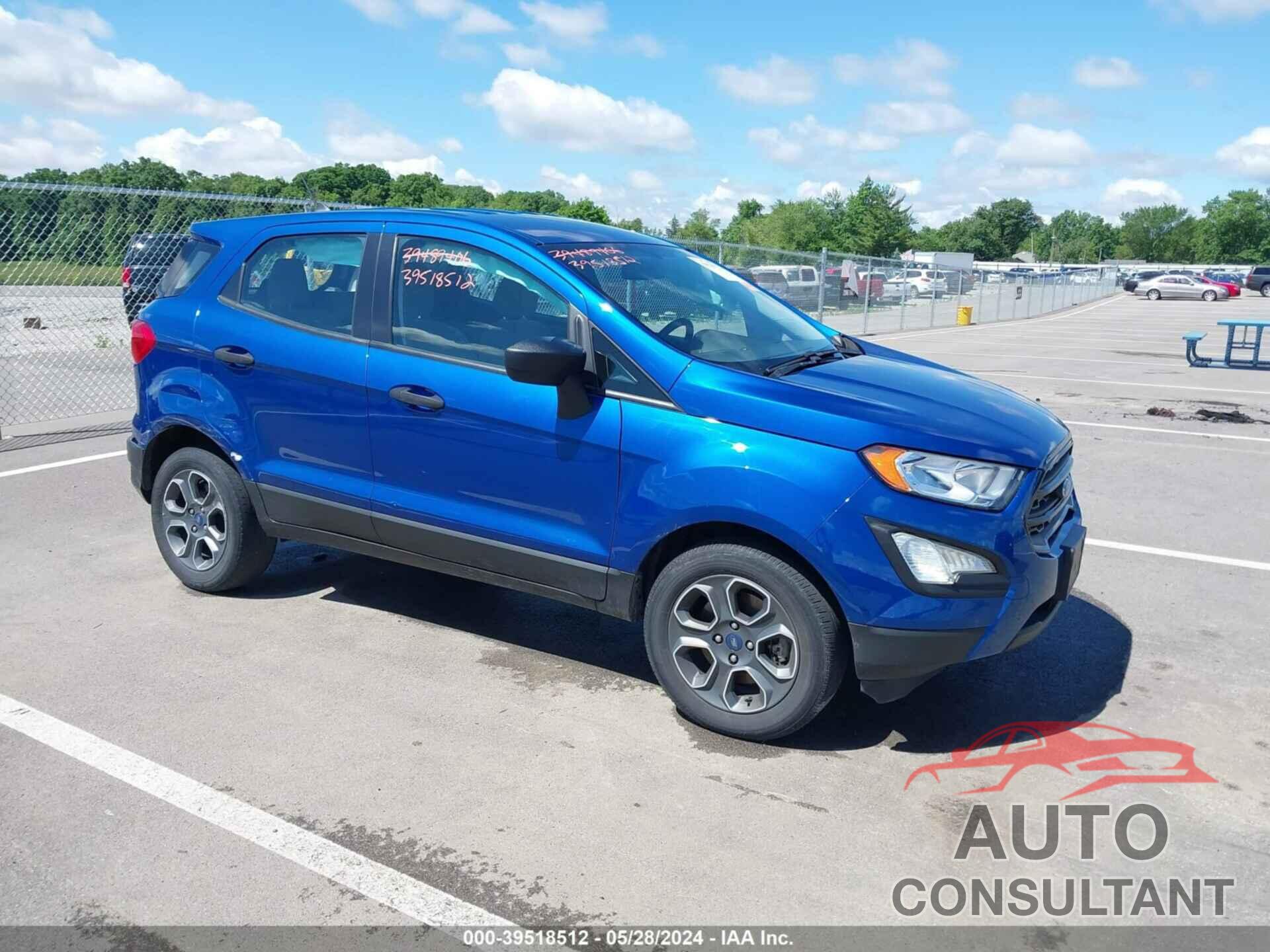 FORD ECOSPORT 2020 - MAJ3S2FE1LC337775