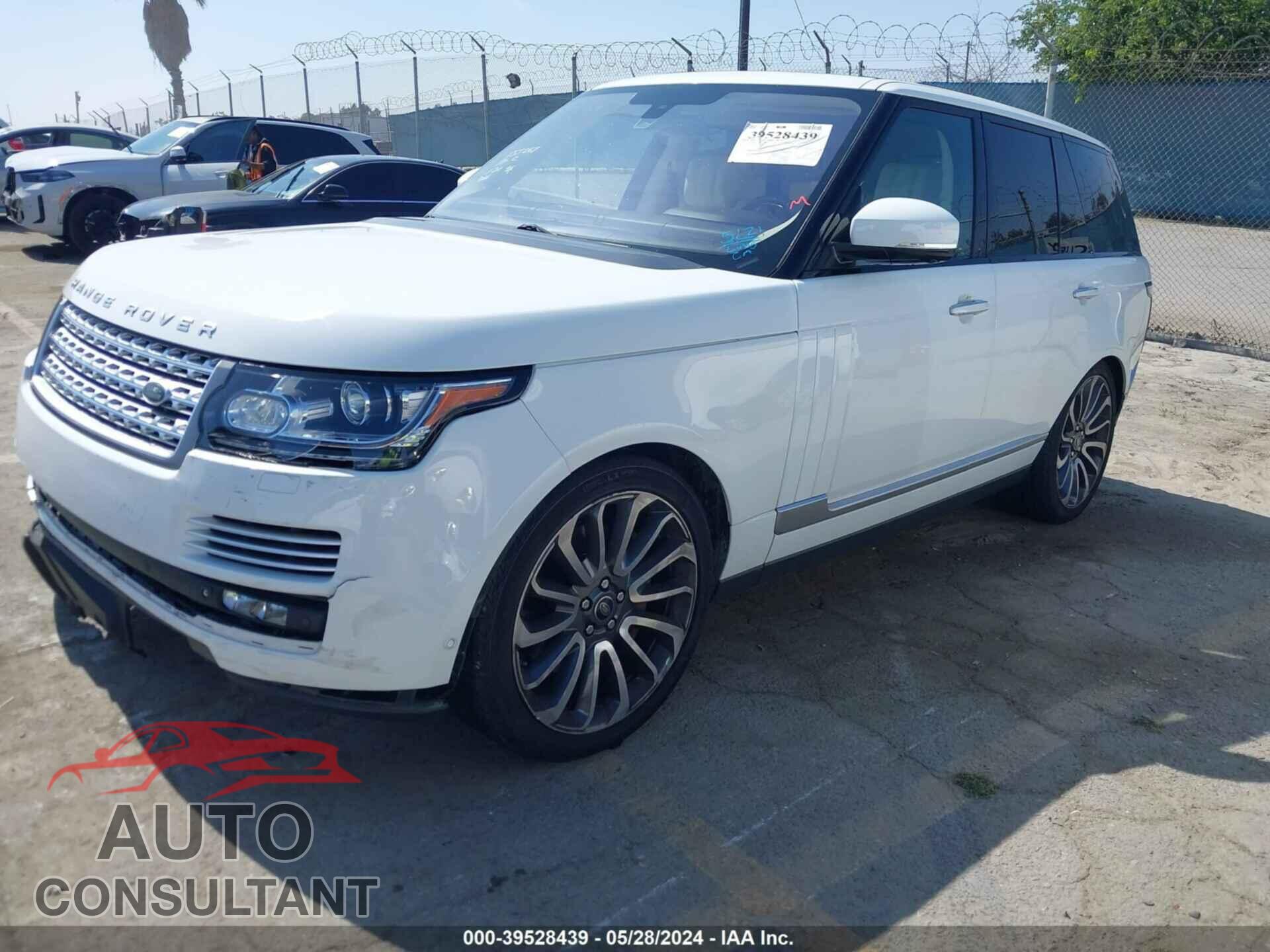 LAND ROVER RANGE ROVER 2015 - SALGV2TF7FA234238