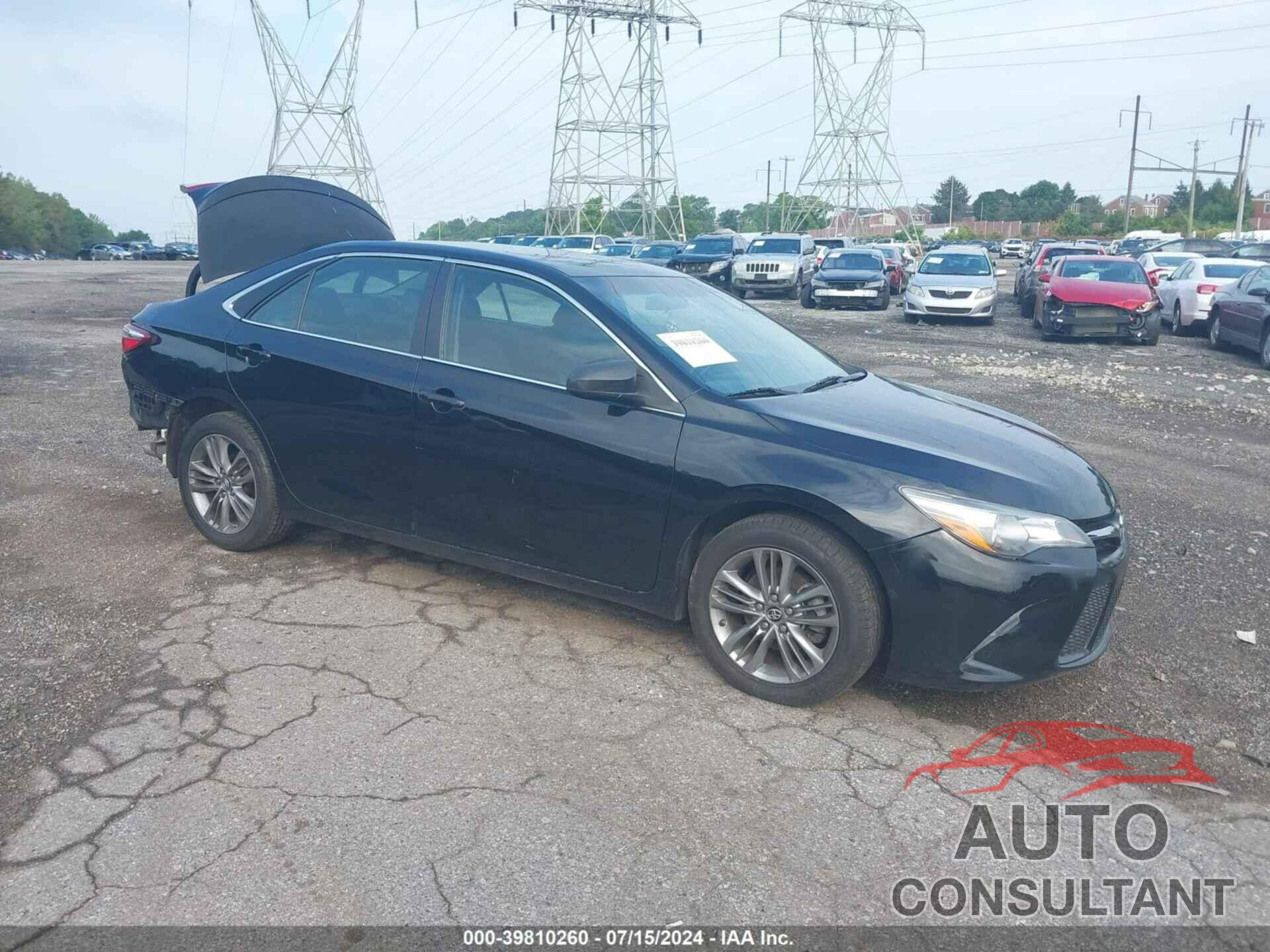 TOYOTA CAMRY 2017 - 4T1BF1FK0HU715303