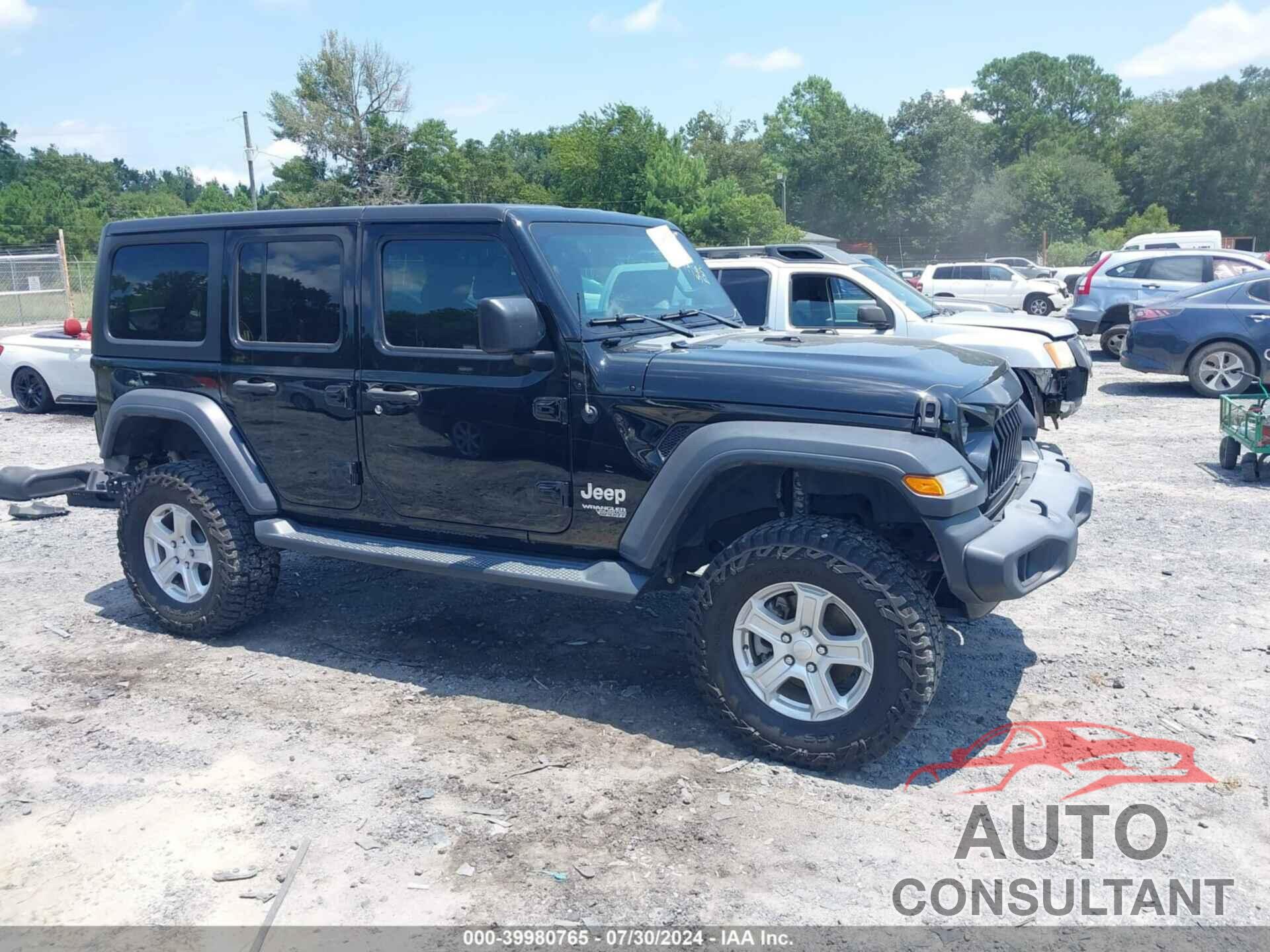 JEEP WRANGLER UNLIMITED 2020 - 1C4HJXDG2LW264337