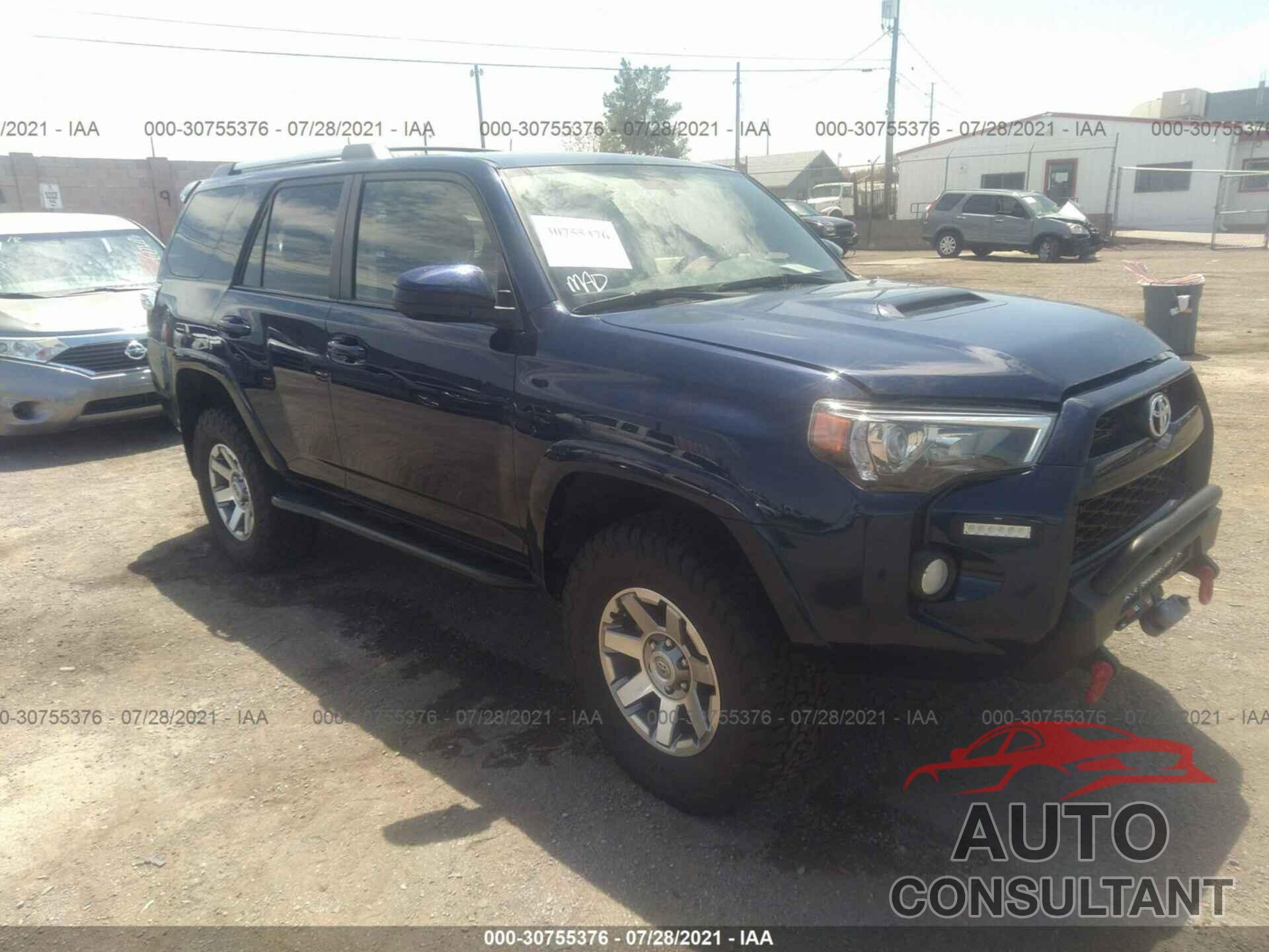 TOYOTA 4RUNNER 2016 - JTEBU5JR0G5313890