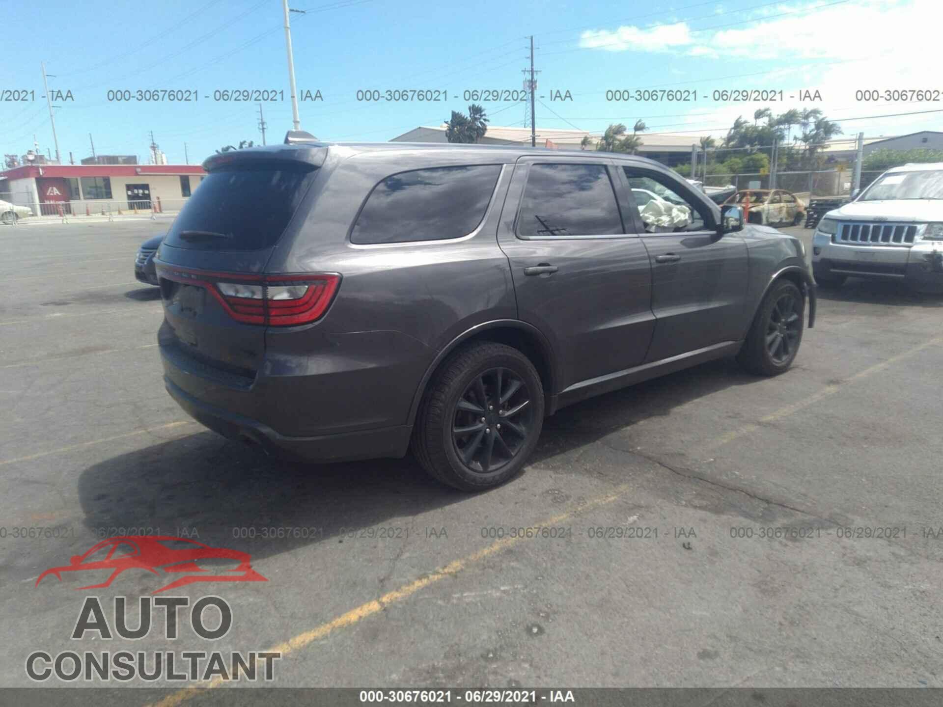 DODGE DURANGO 2017 - 1C4SDHCT0HC610721