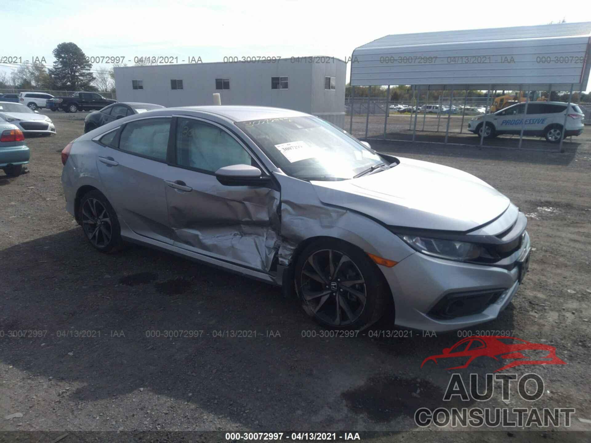 HONDA CIVIC SEDAN 2019 - 2HGFC2F80KH556013