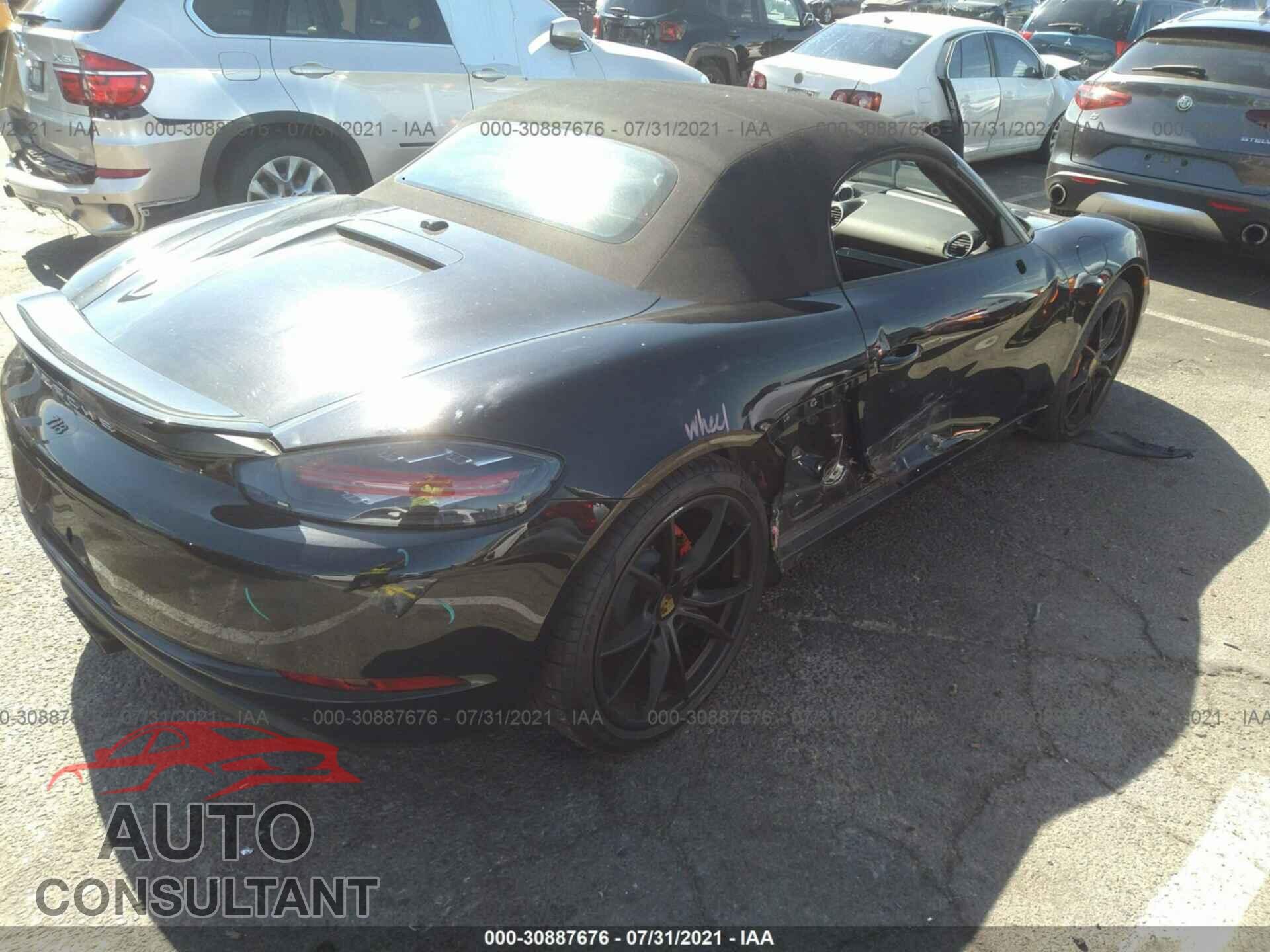 PORSCHE 718 BOXSTER 2017 - WP0CB2A89HS240980