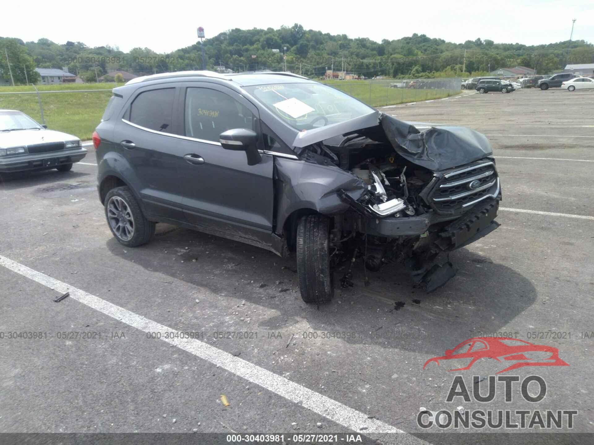 FORD ECOSPORT 2019 - MAJ6S3KLXKC262967