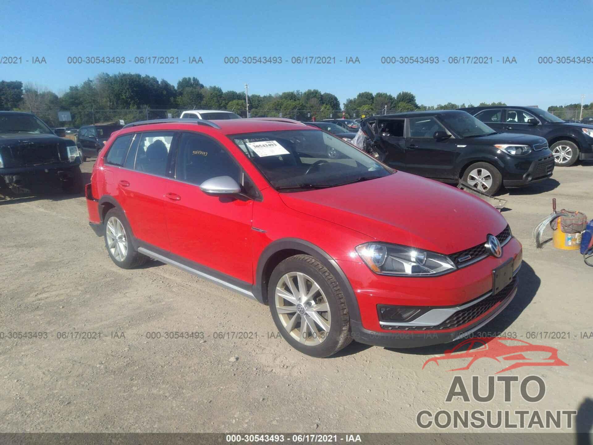 VOLKSWAGEN GOLF ALLTRACK 2017 - 3VWH17AU8HM516932