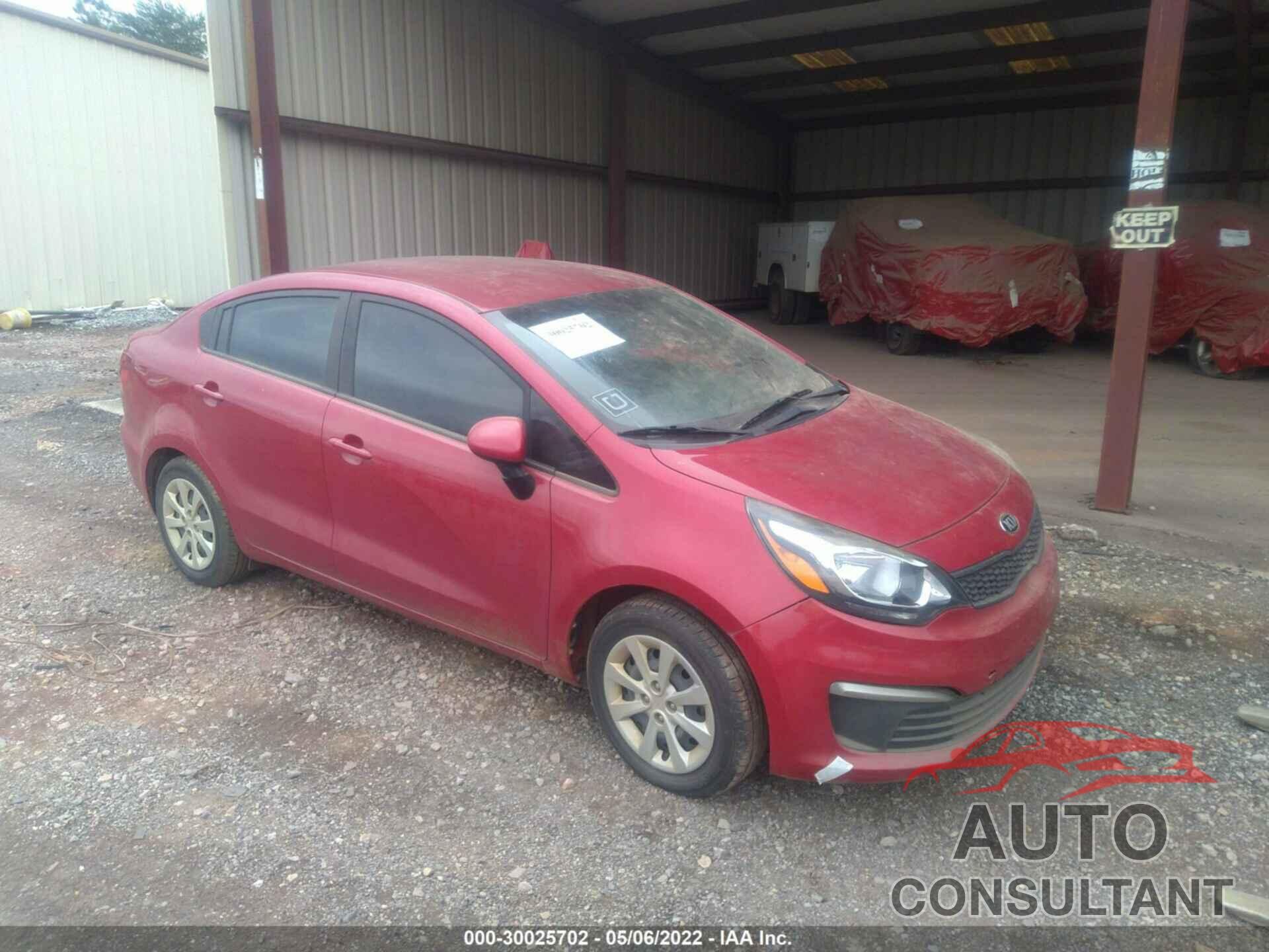 KIA RIO 2017 - KNADM4A39H6061956
