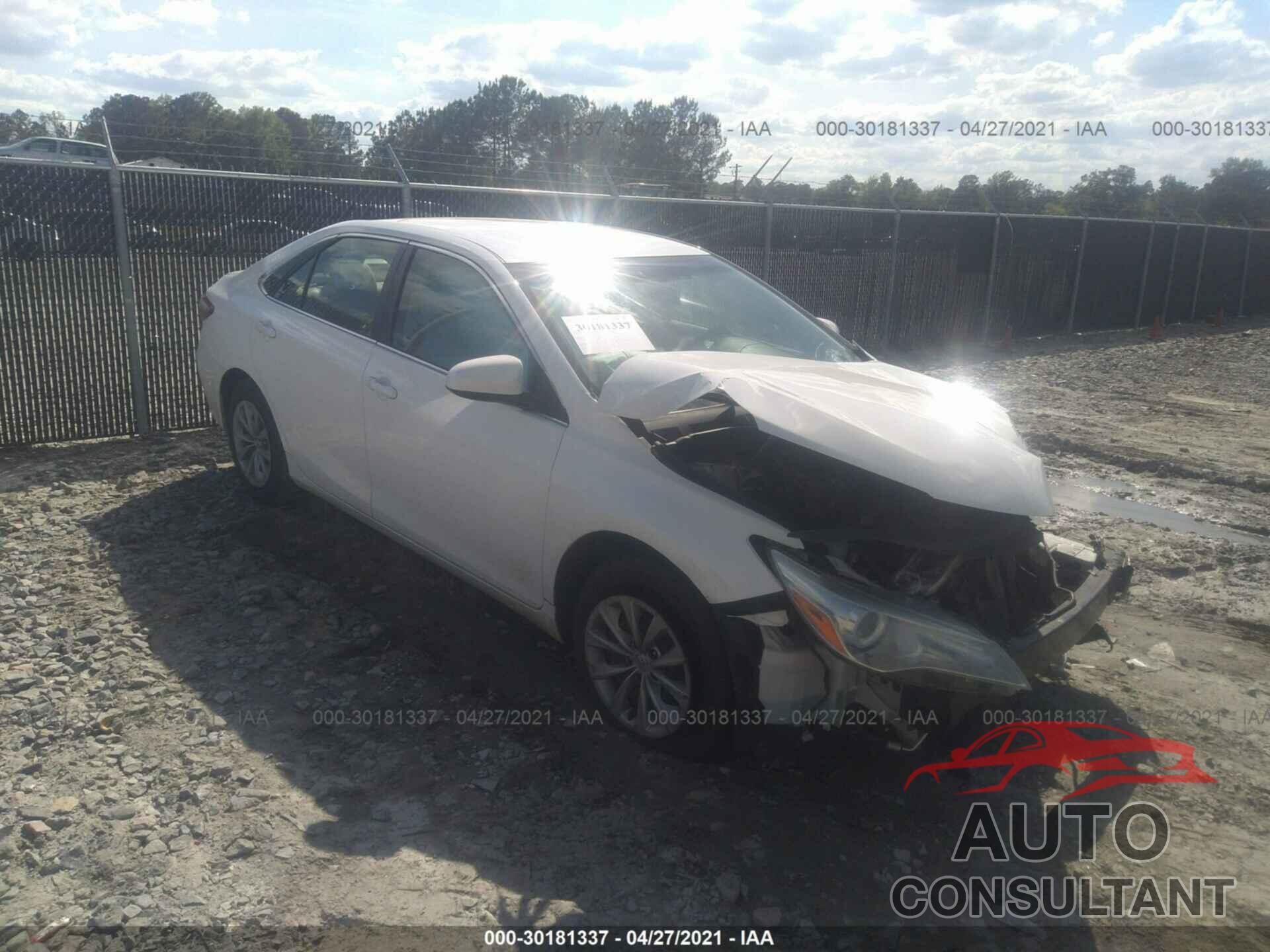 TOYOTA CAMRY 2016 - 4T4BF1FK9GR554809