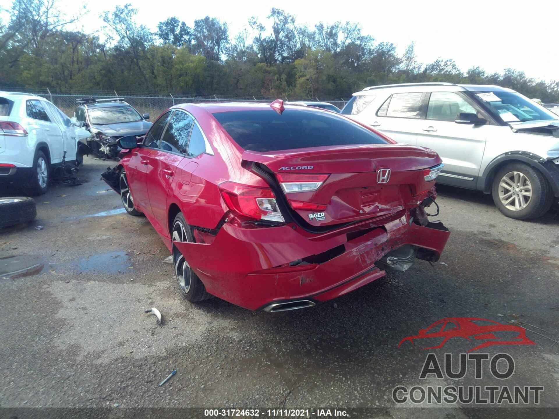 HONDA ACCORD SEDAN 2018 - 1HGCV1F37JA118744