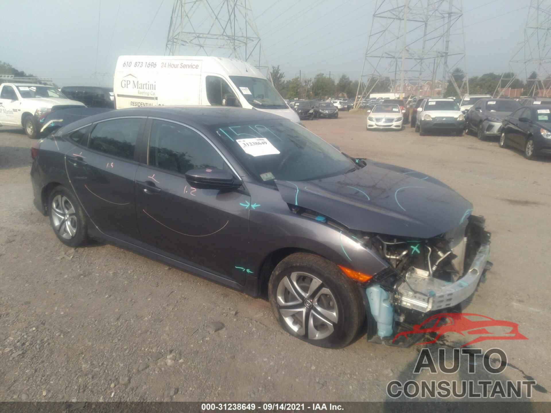 HONDA CIVIC SEDAN 2017 - 2HGFC2F58HH539992