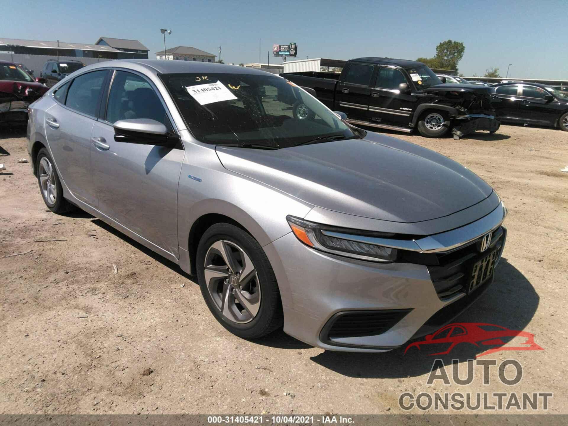 HONDA INSIGHT 2019 - 19XZE4F59KE012726