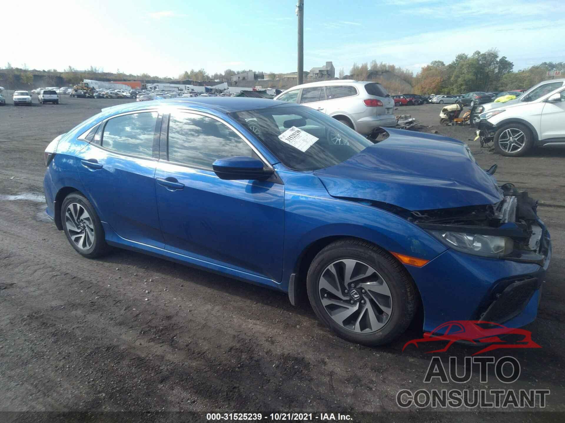 HONDA CIVIC HATCHBACK 2018 - SHHFK7H28JU401302