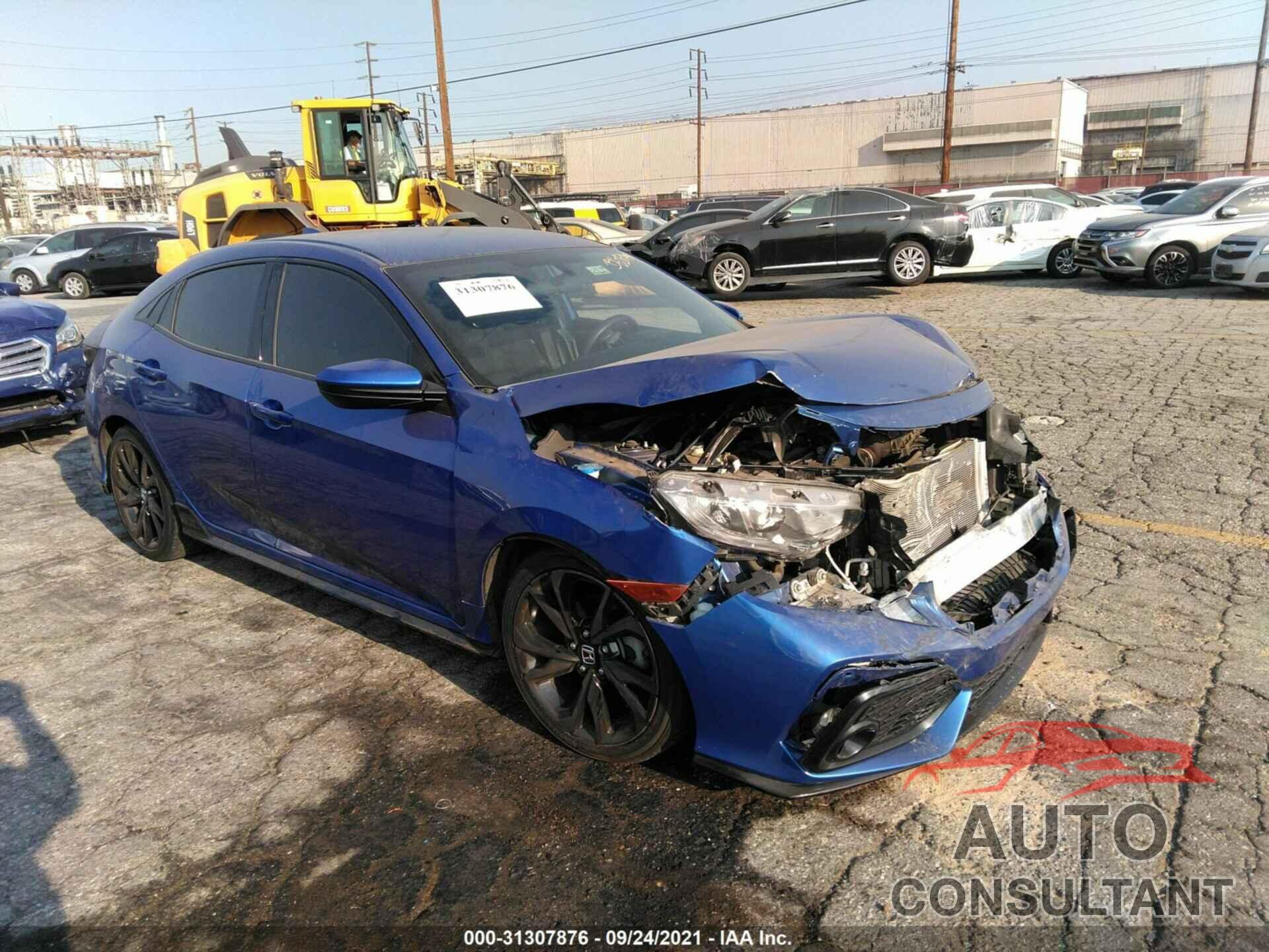 HONDA CIVIC HATCHBACK 2018 - SHHFK7H4XJU424565